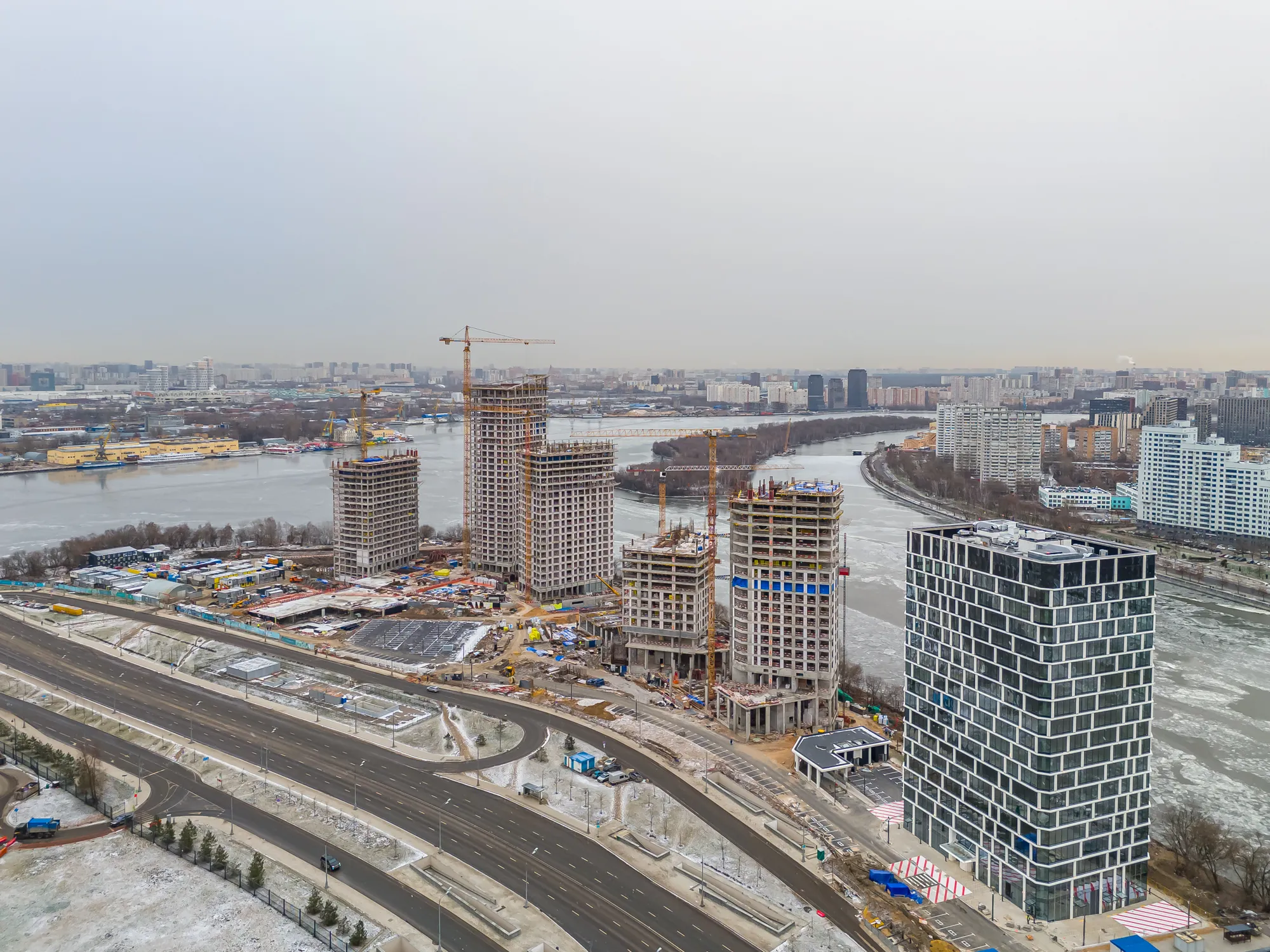 Дрим Рива ход строительства