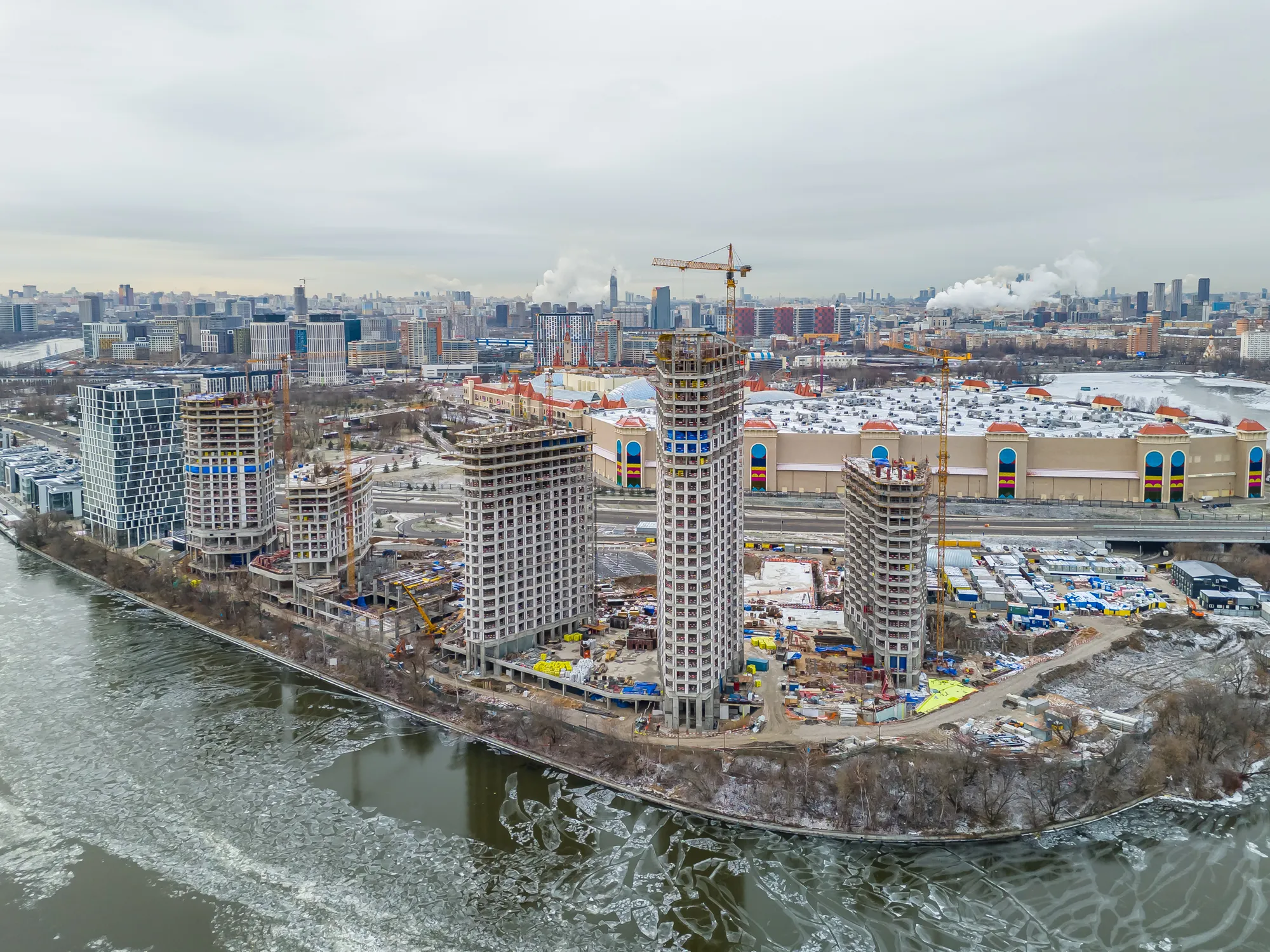 Дрим Рива ход строительства