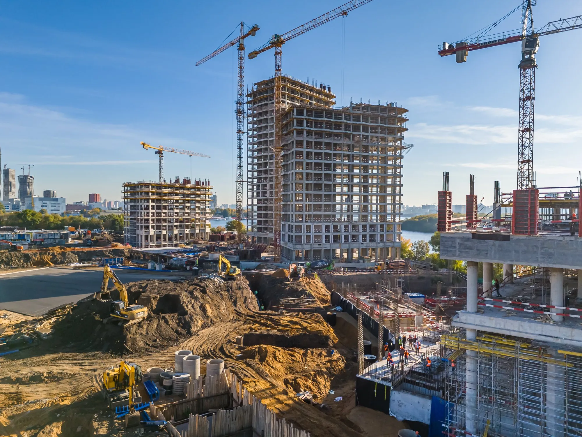 Дрим Рива ход строительства