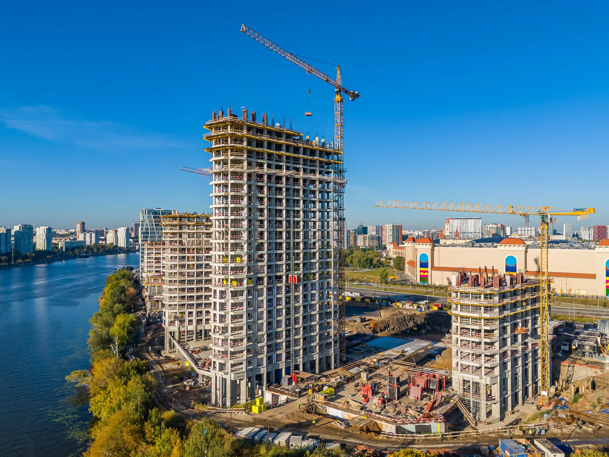 Дрим Рива ход строительства