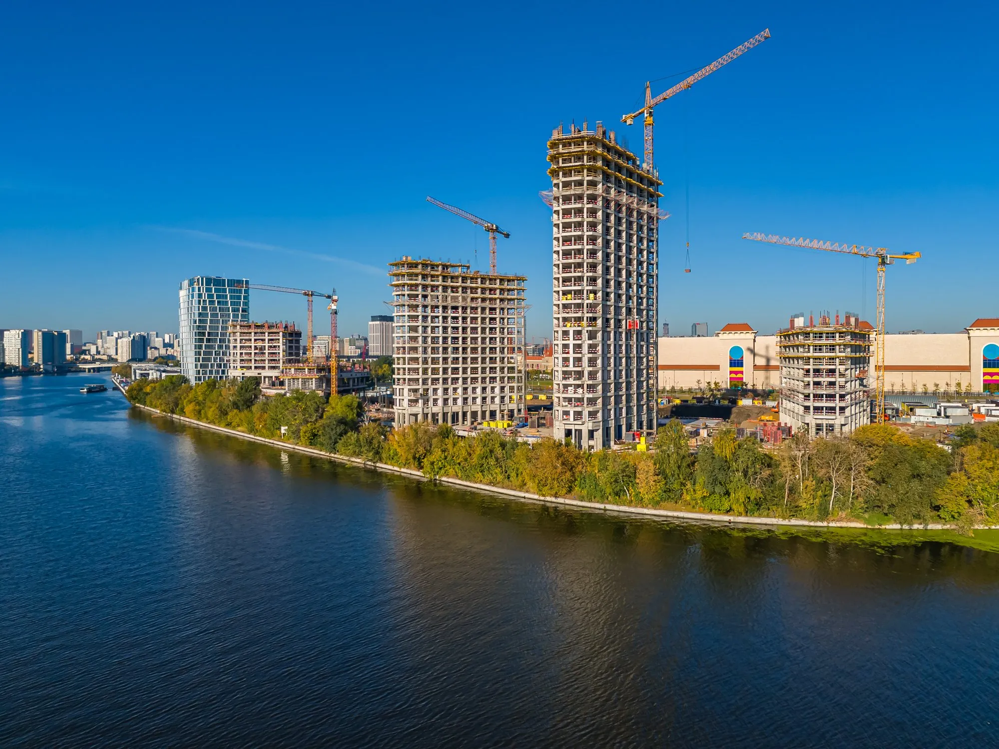 Дрим Рива ход строительства