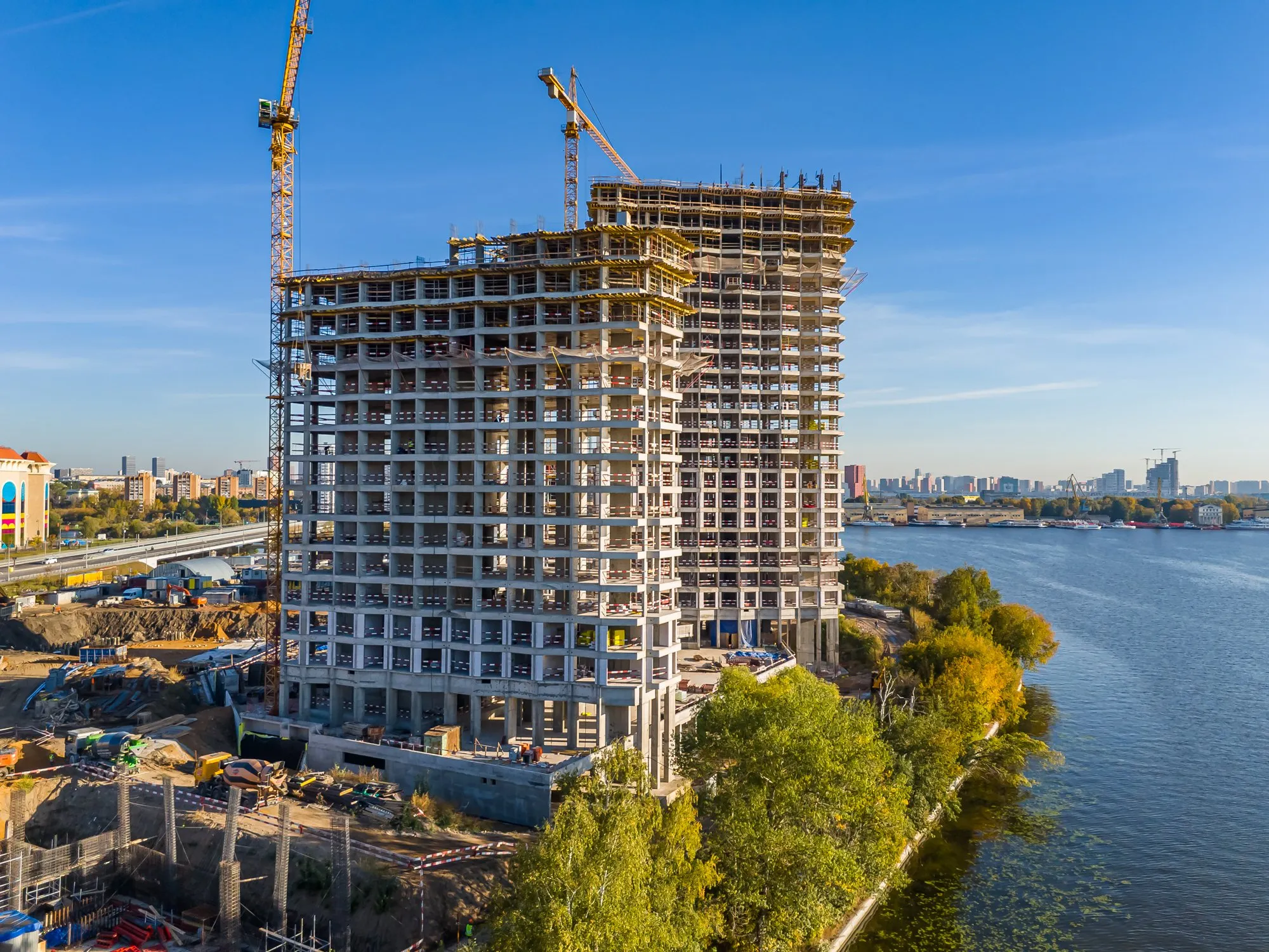 Дрим Рива ход строительства