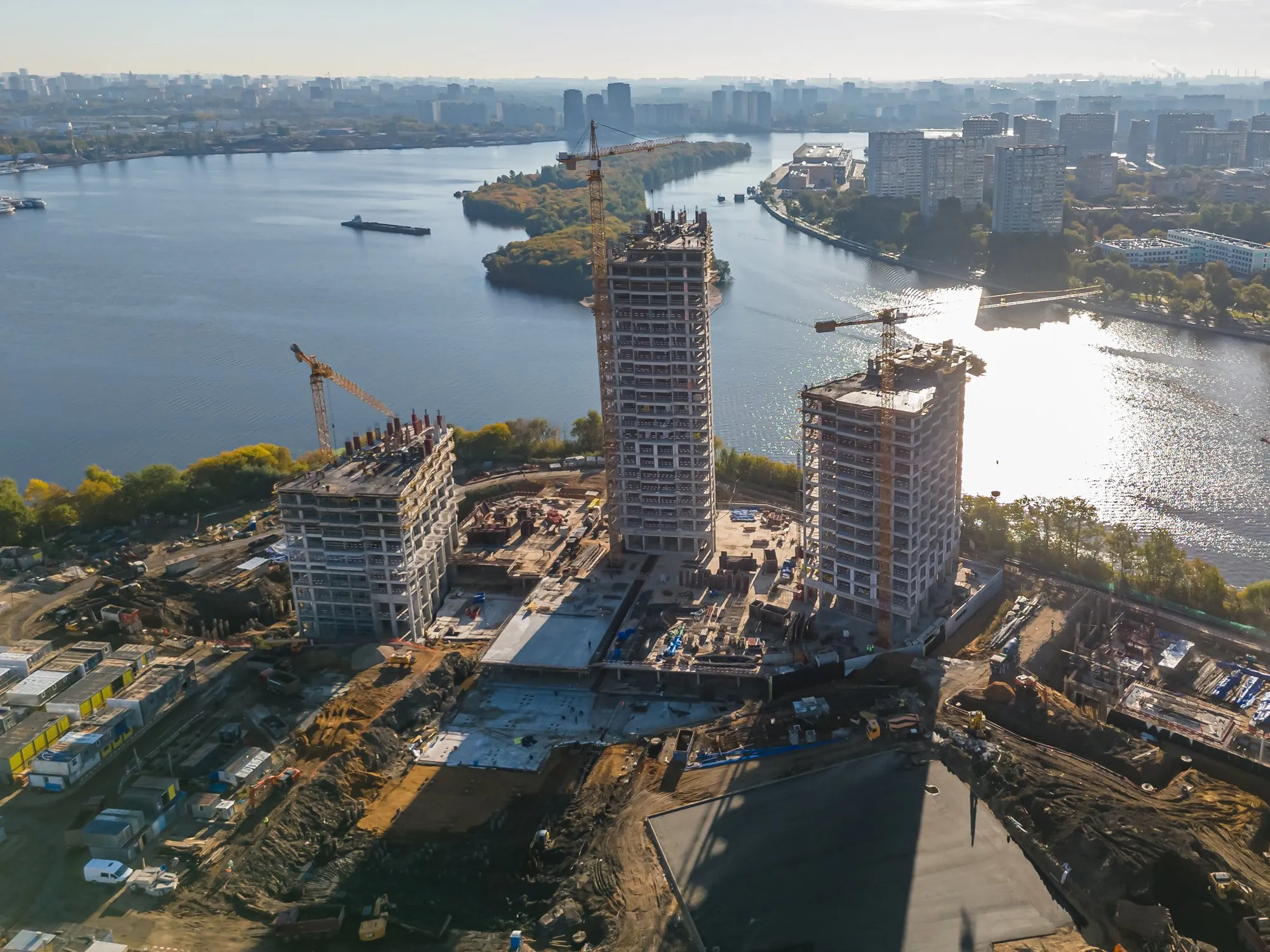 Дрим Рива ход строительства