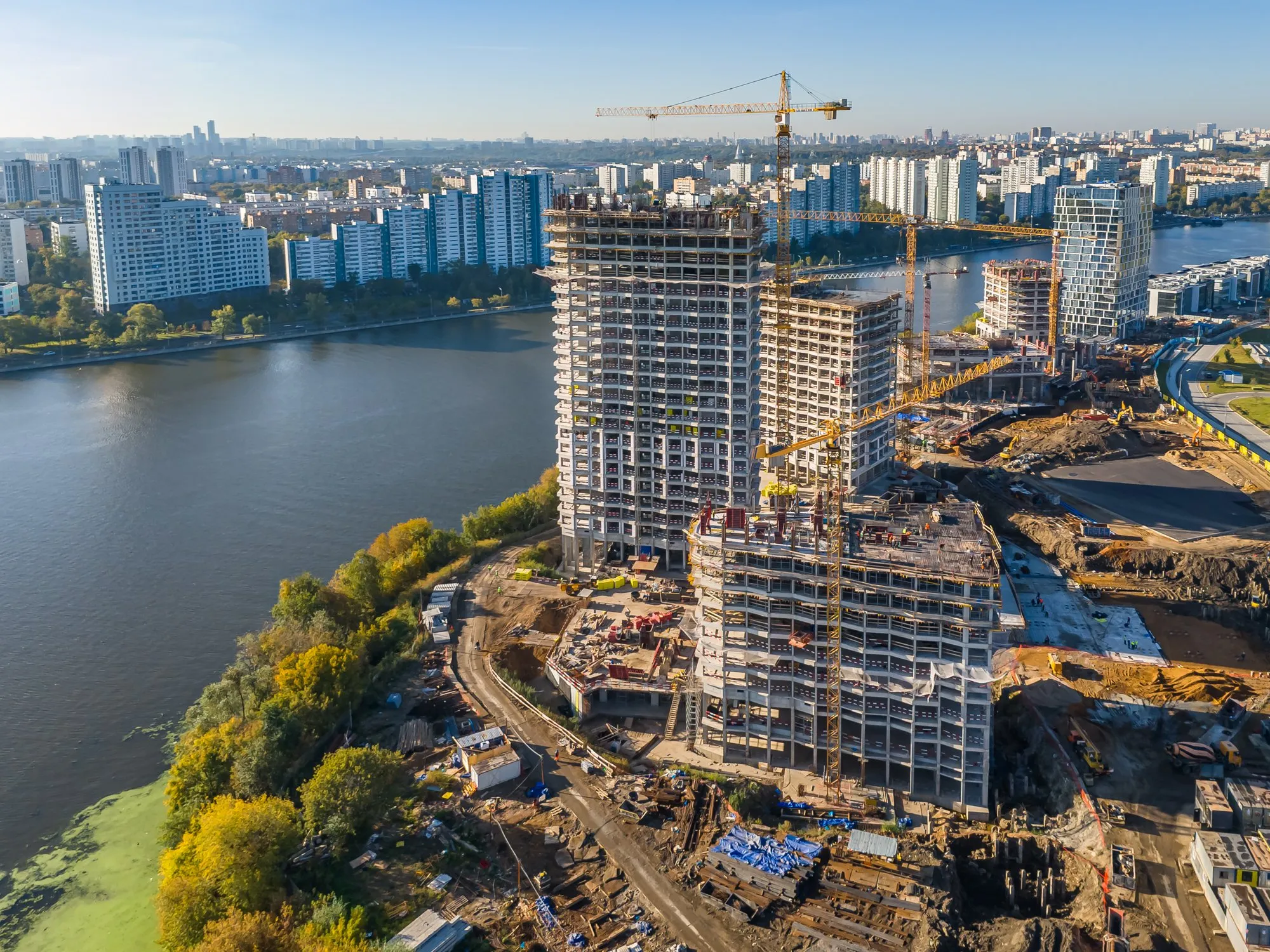 Дрим Рива ход строительства