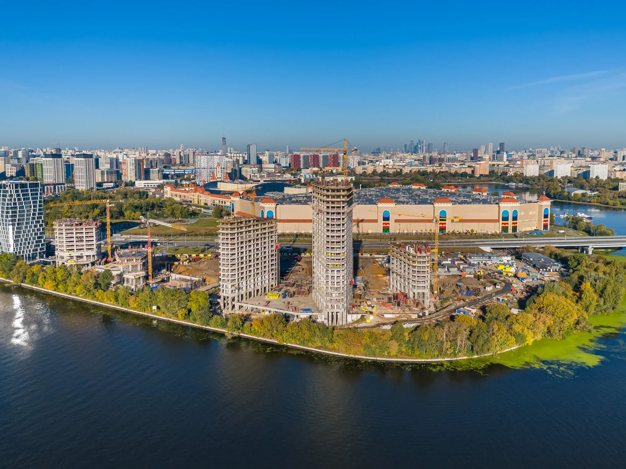 Дрим Рива ход строительства