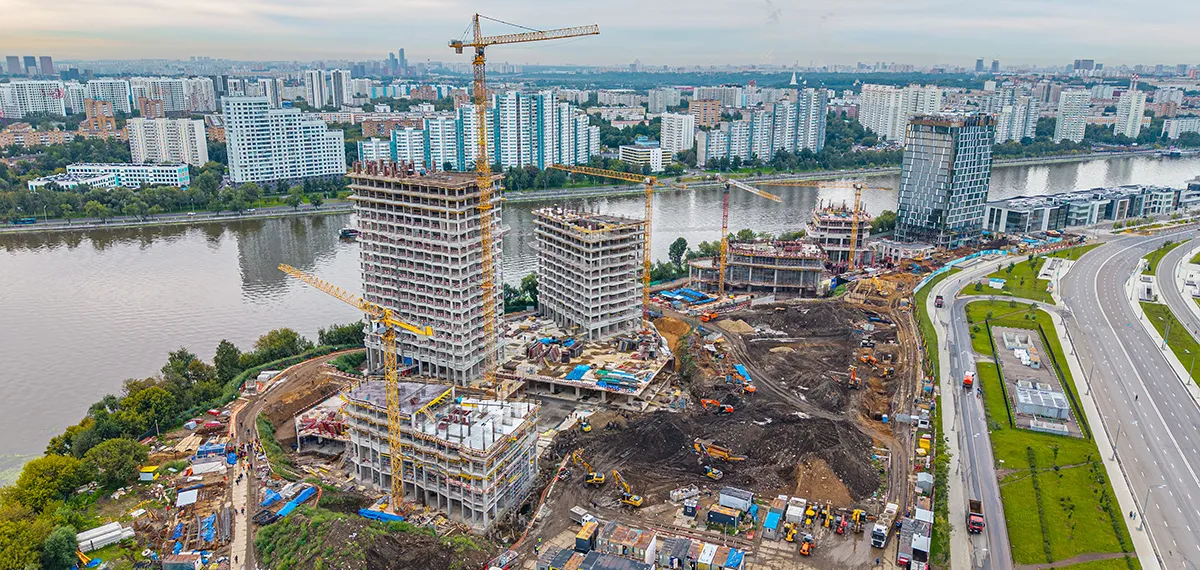 Дрим Рива ход строительства