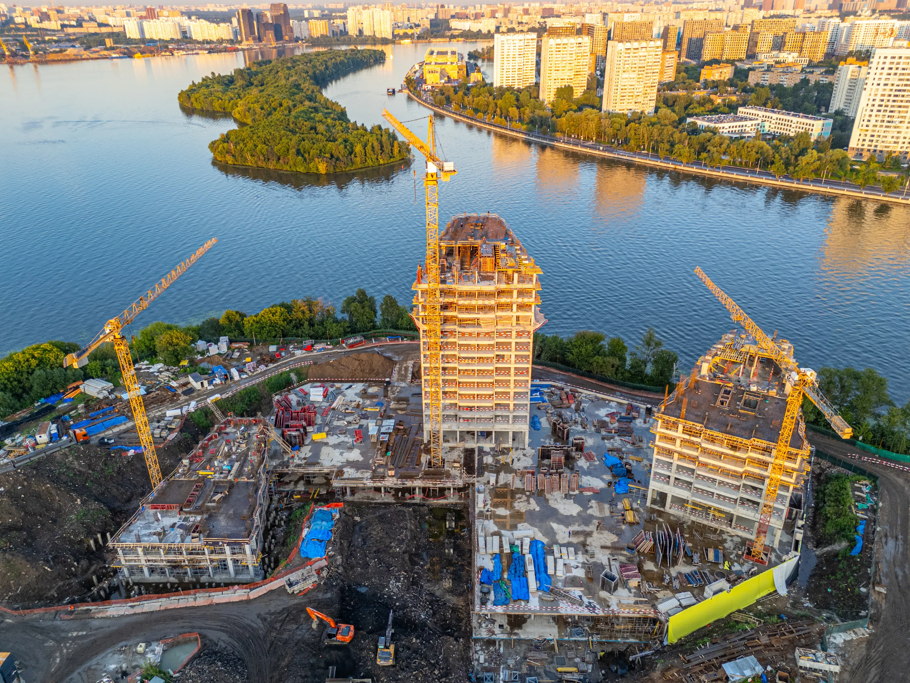 Дрим Рива ход строительства