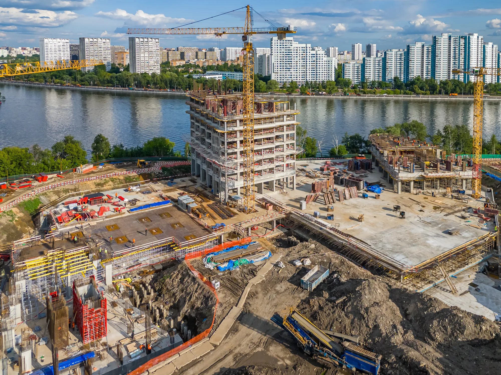 Дрим Рива ход строительства