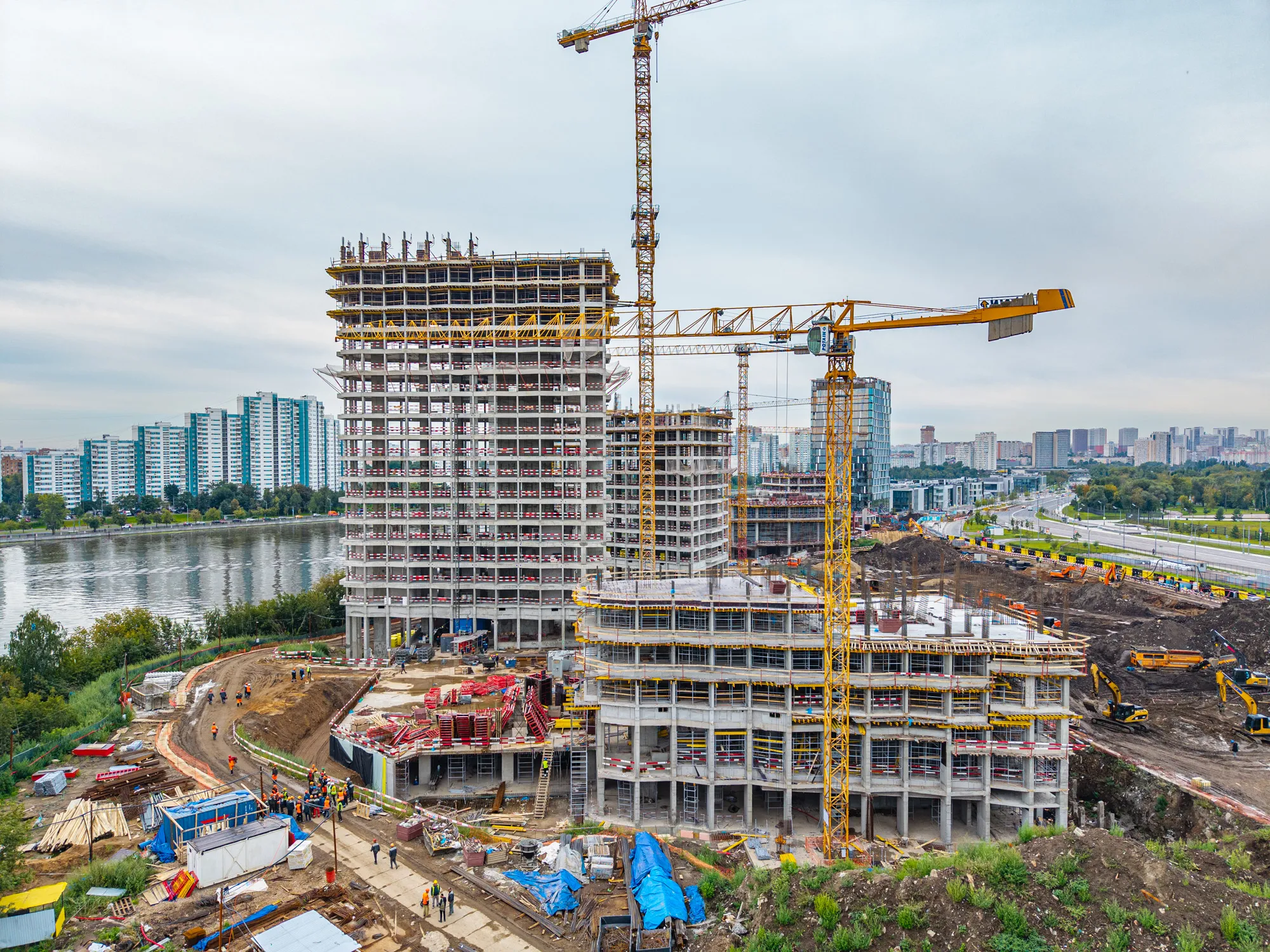 Дрим Рива ход строительства