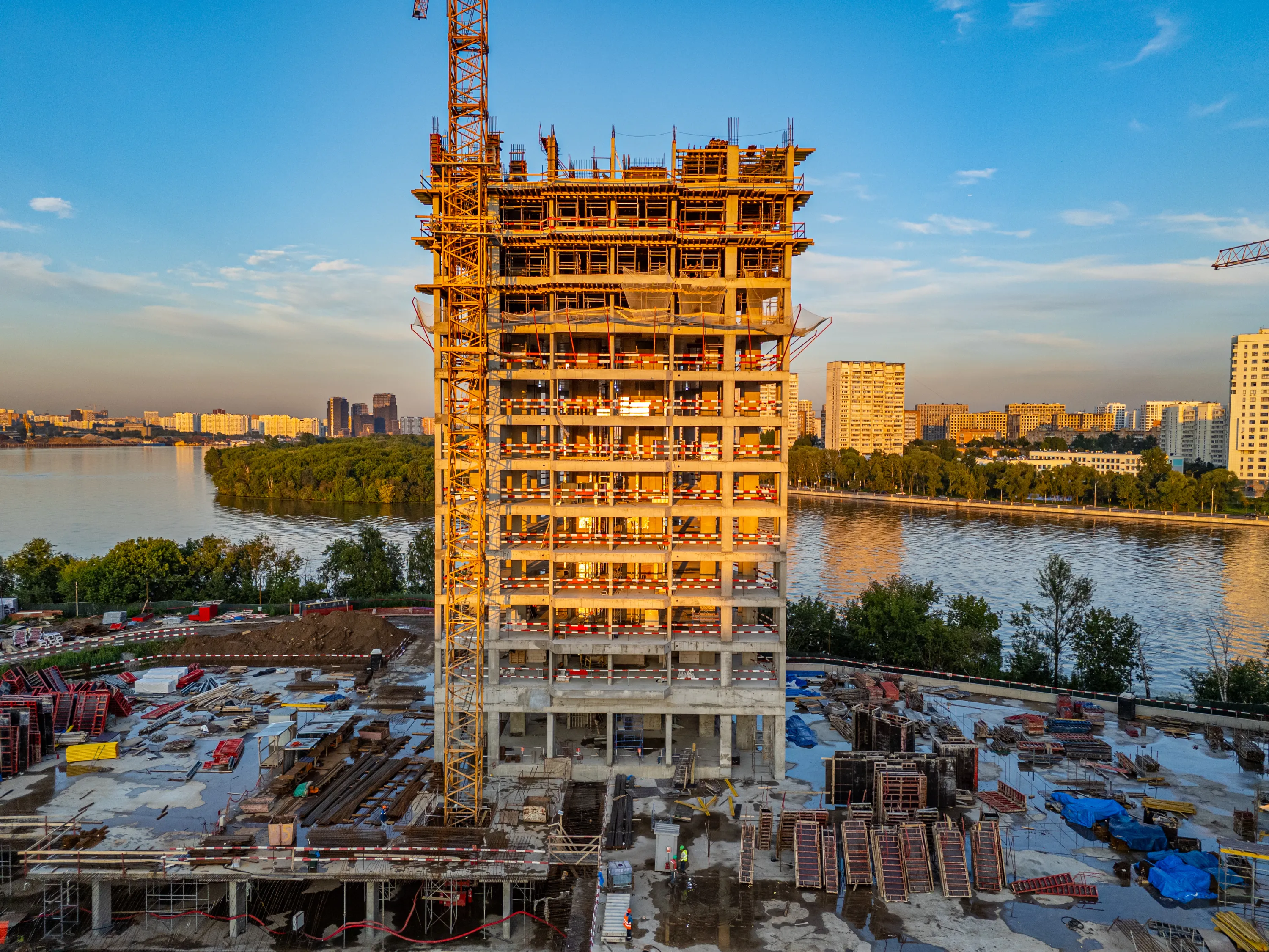 Дрим Рива ход строительства