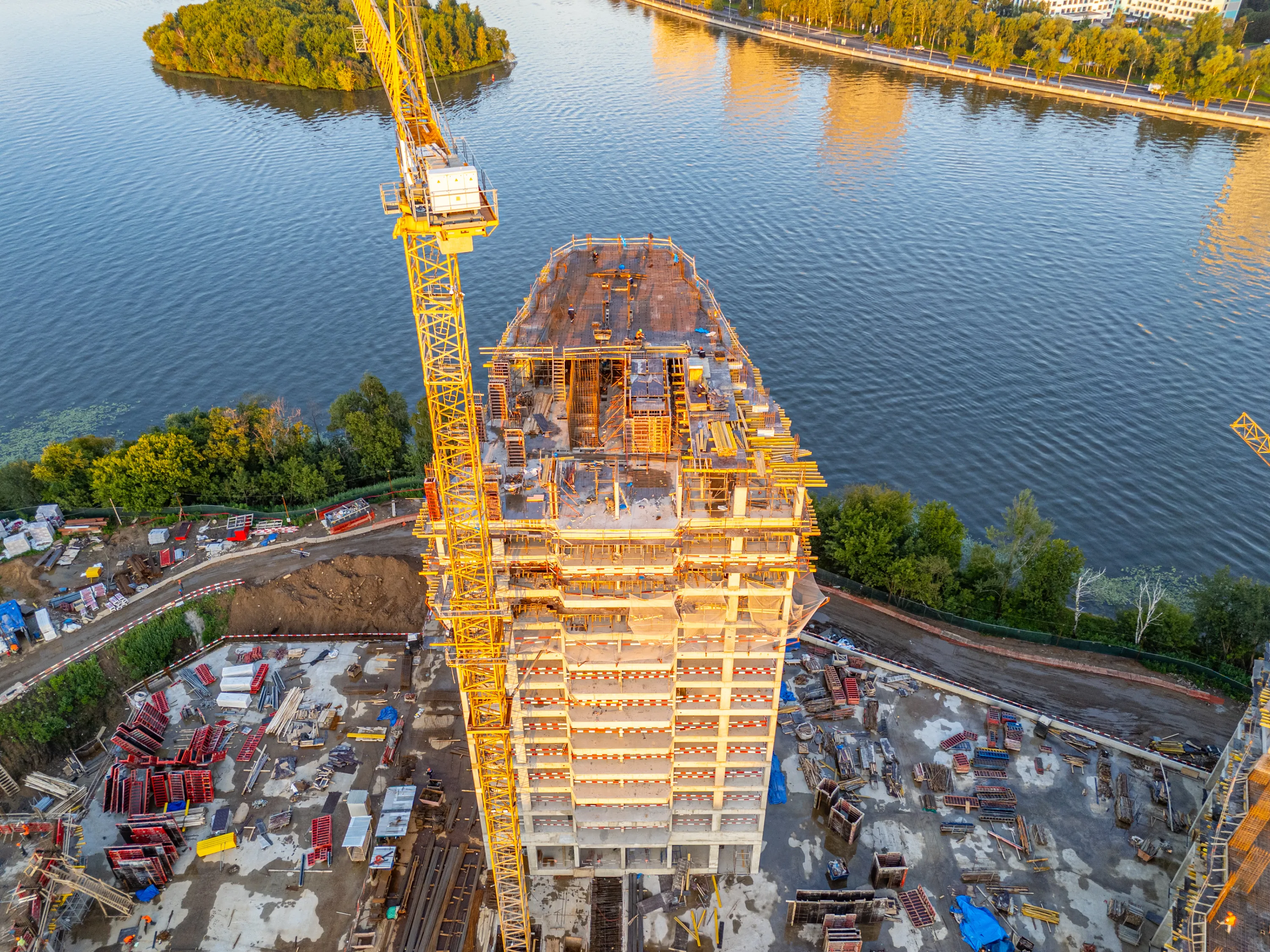 Дрим Рива ход строительства