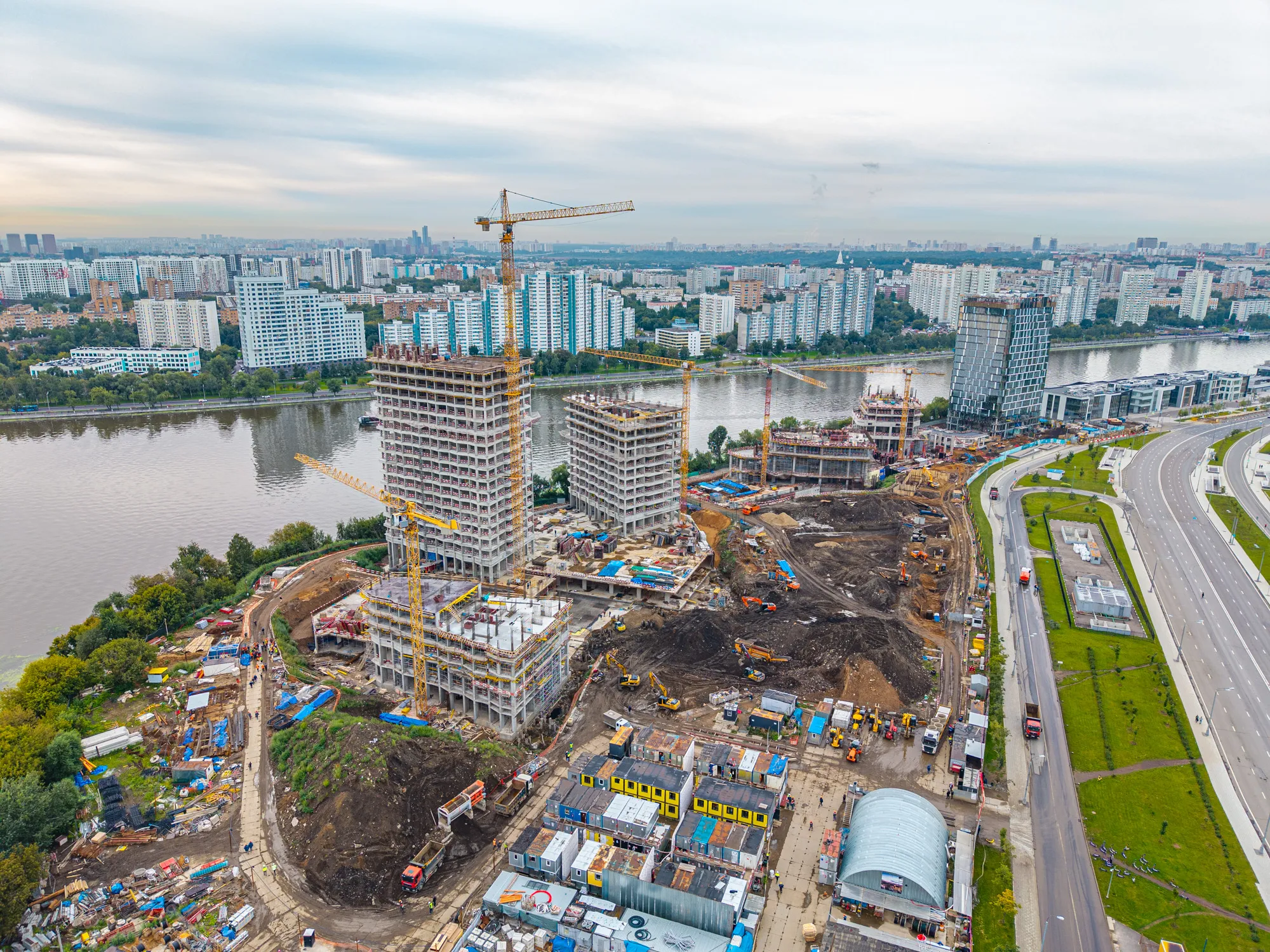 Дрим Рива ход строительства