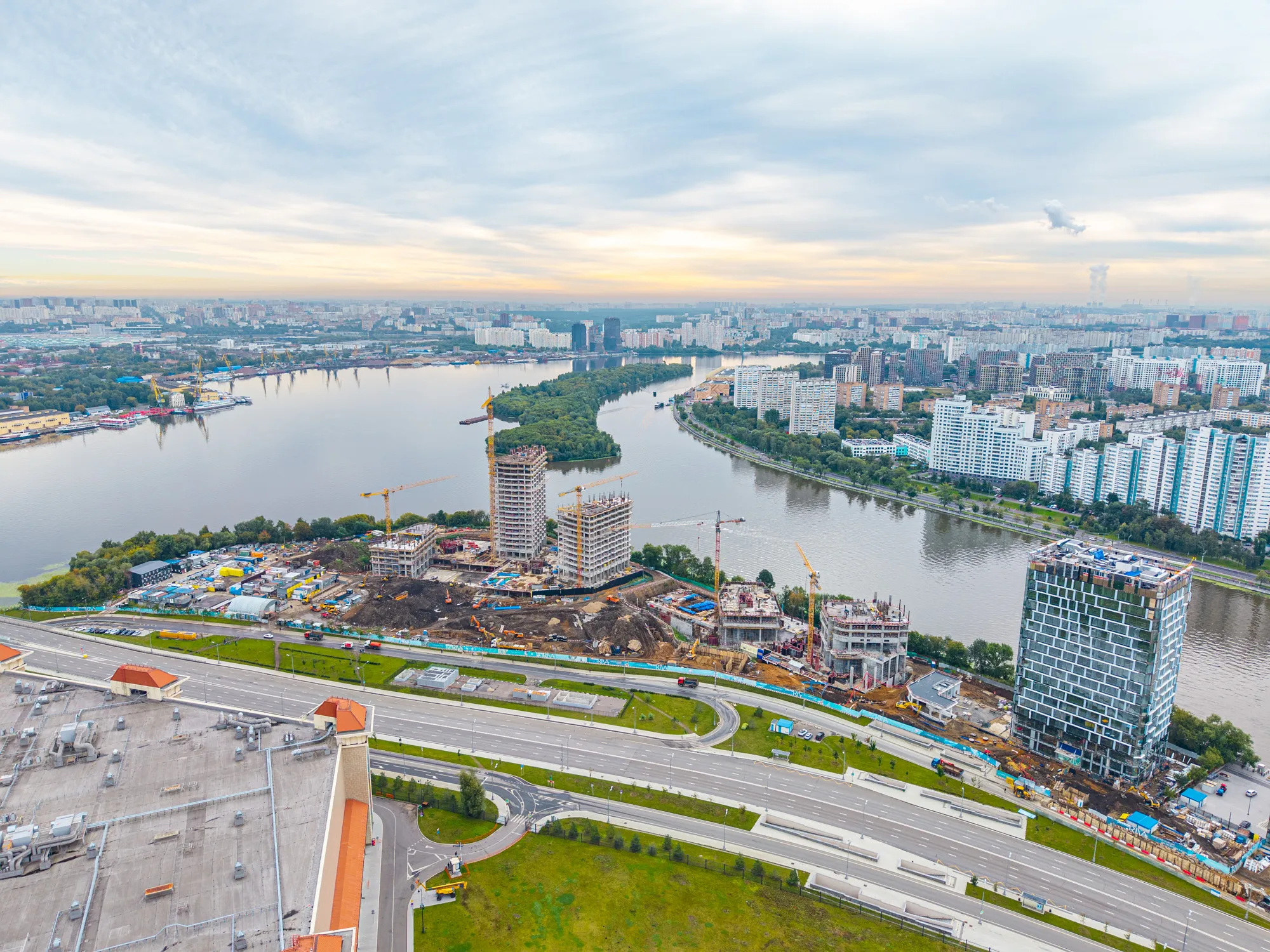 Дрим Рива ход строительства