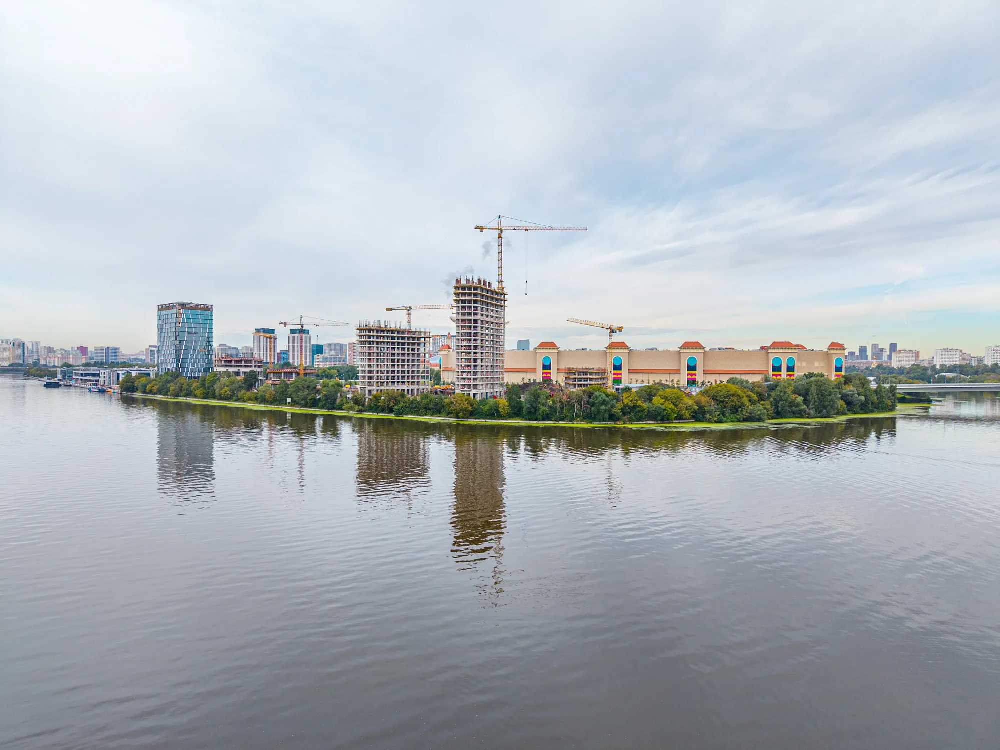 Дрим Рива ход строительства