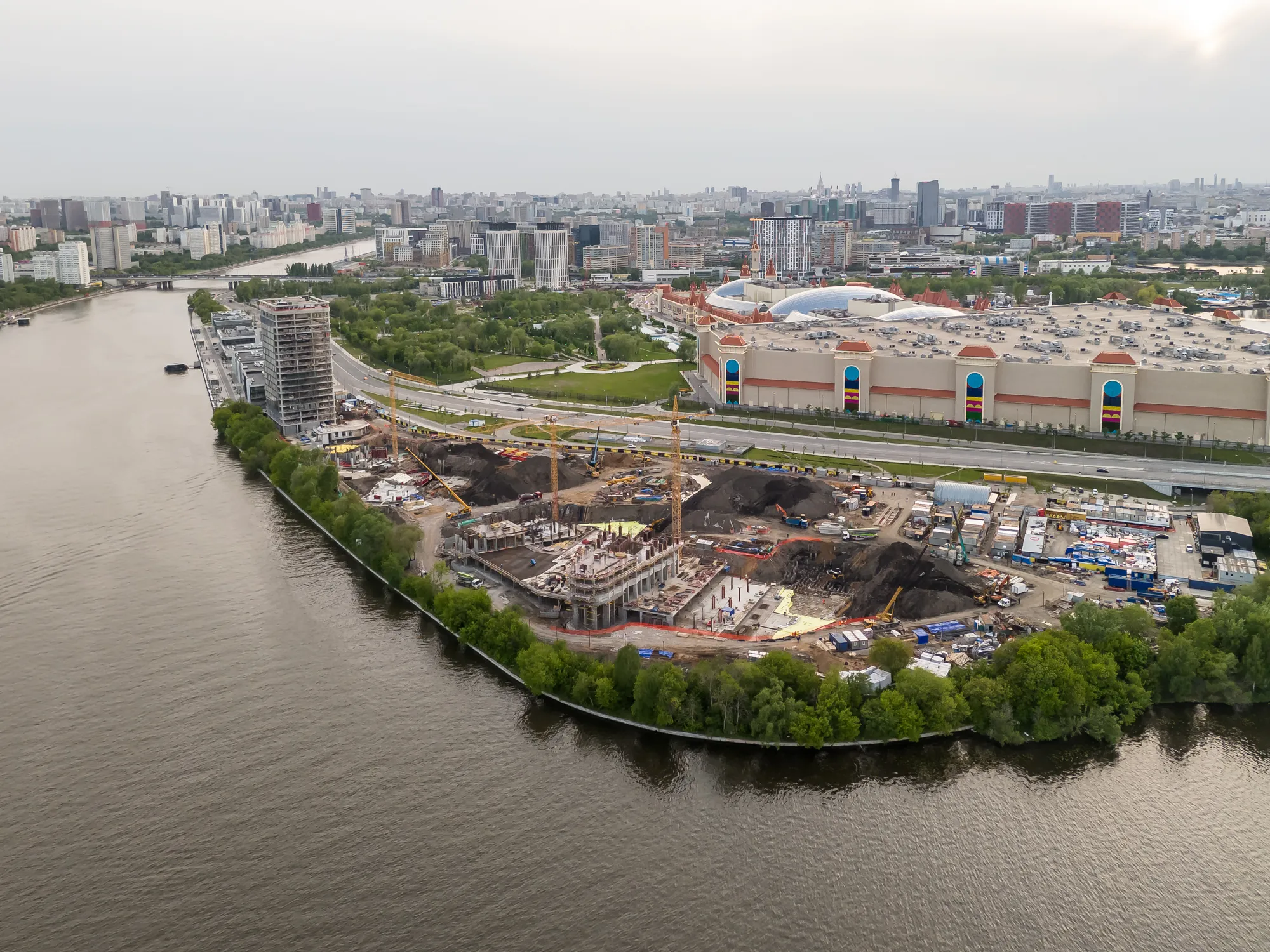 Дрим Рива ход строительства