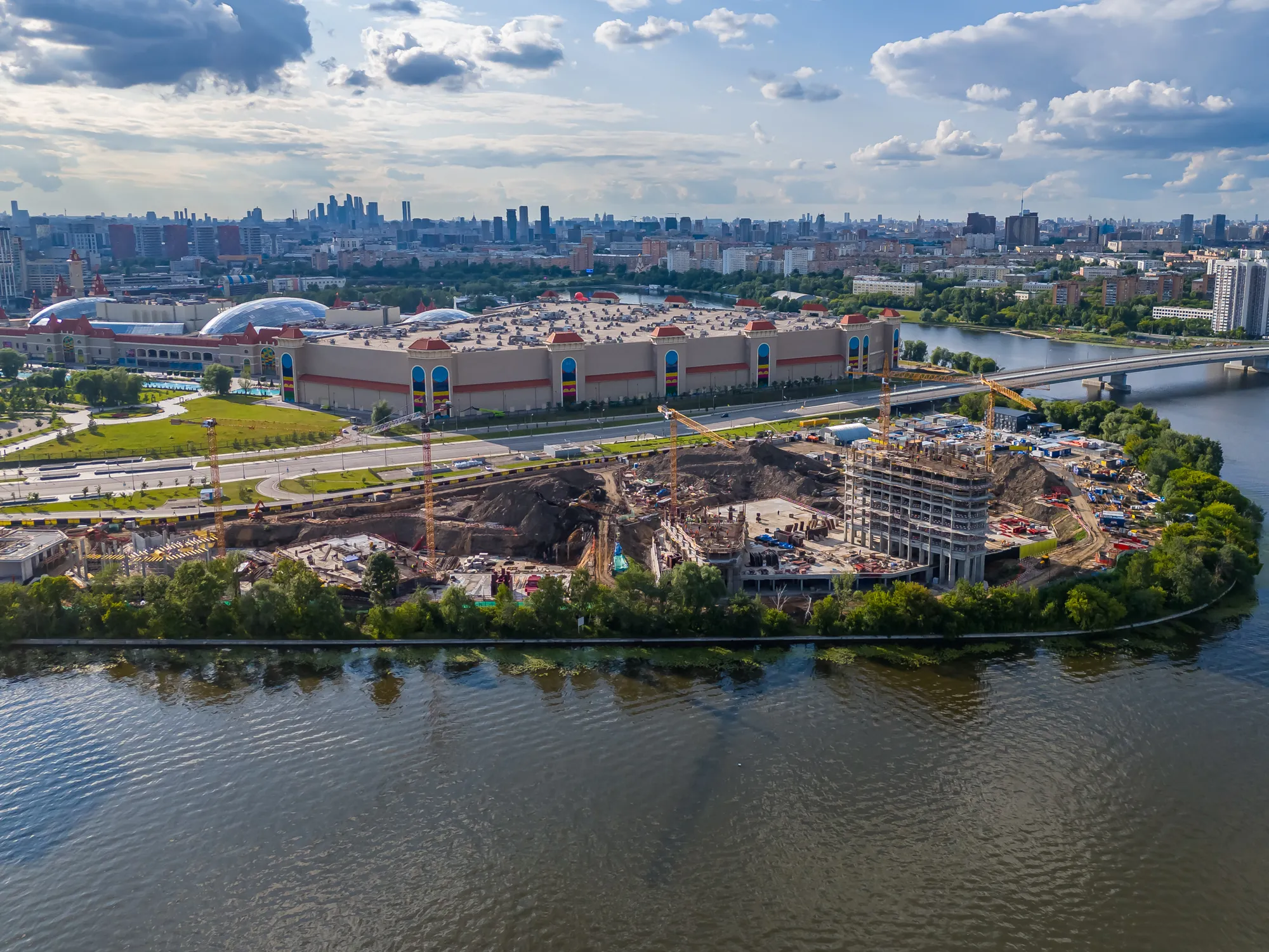 Дрим Рива ход строительства