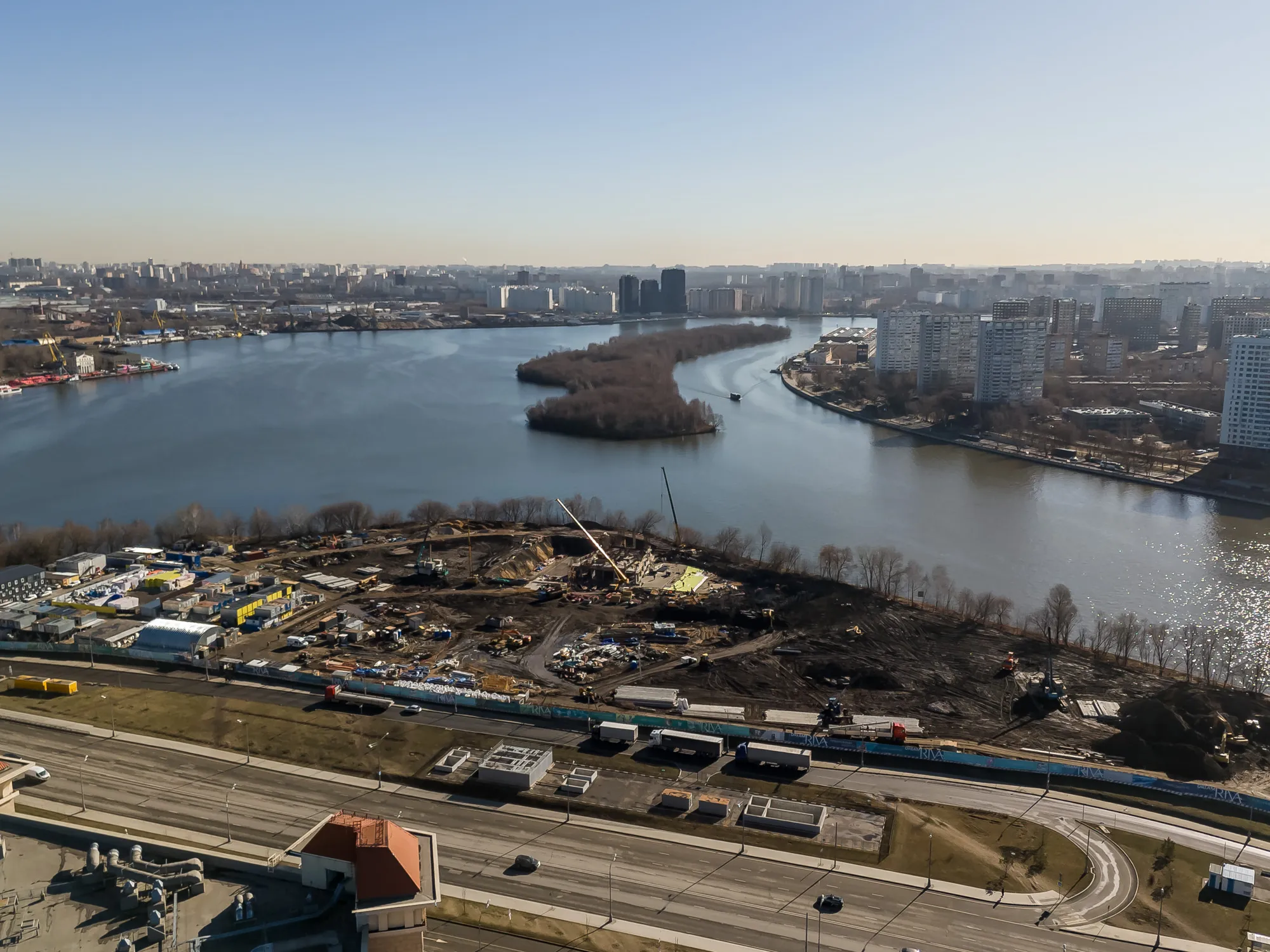 Дрим Рива ход строительства