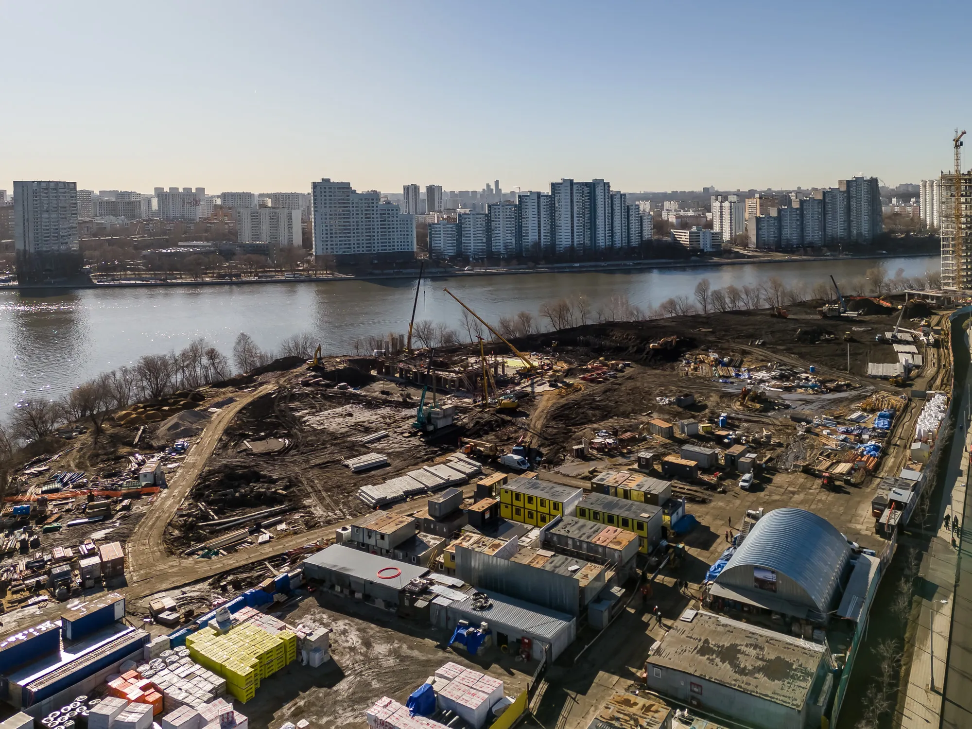 Дрим Рива ход строительства