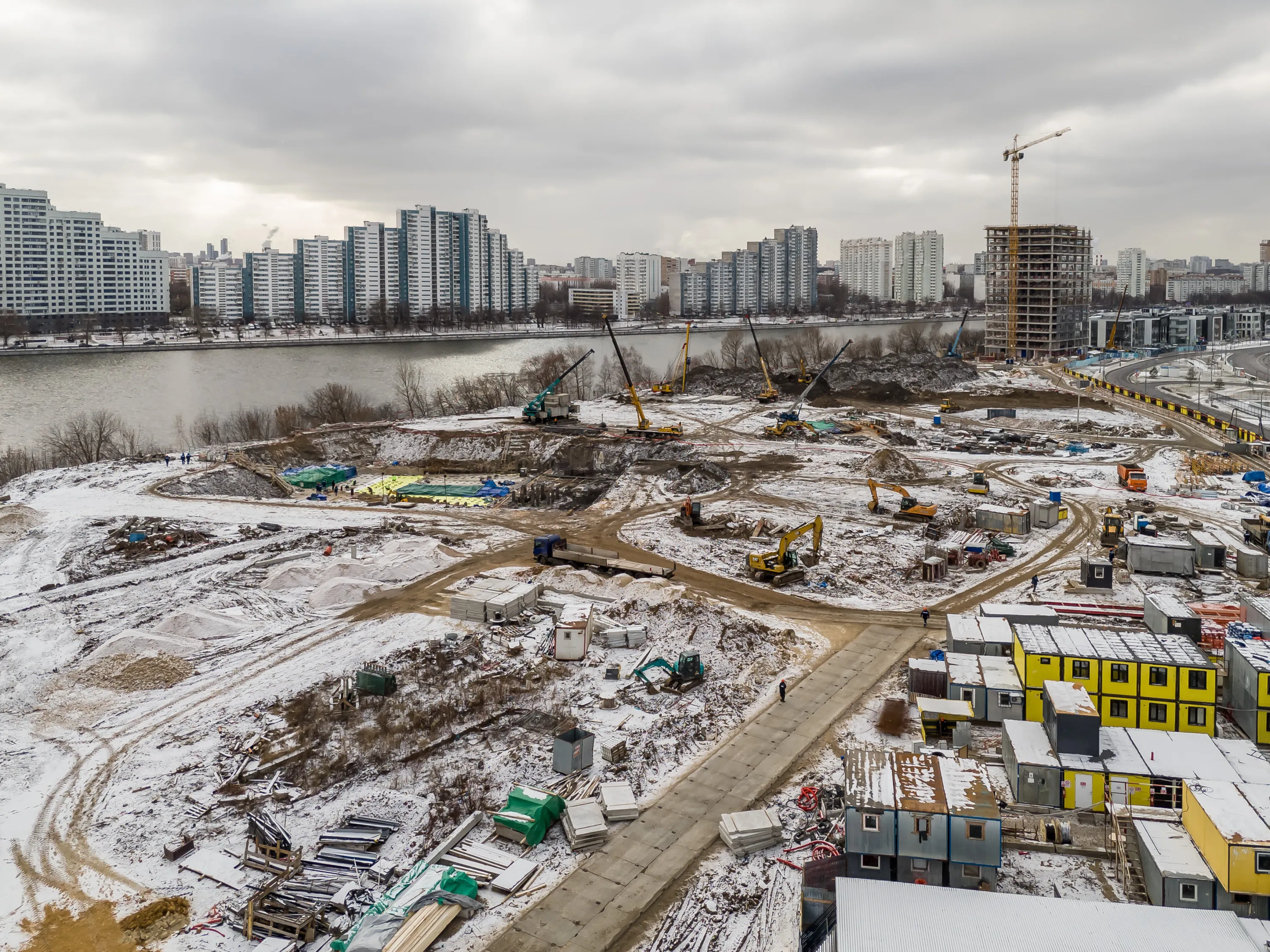 Дрим Рива ход строительства