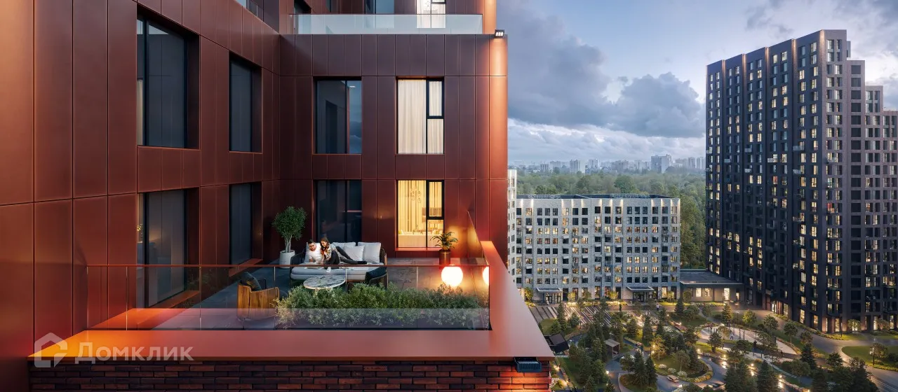 Планировка 1-комнатной квартиры 33.1 м² в ЖК «Онежский вал», г. Москва — фото 1