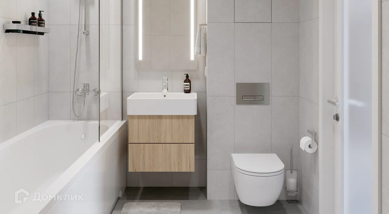 Планировка 1-комнатной квартиры 33.1 м² в ЖК «Онежский вал», г. Москва — фото 13