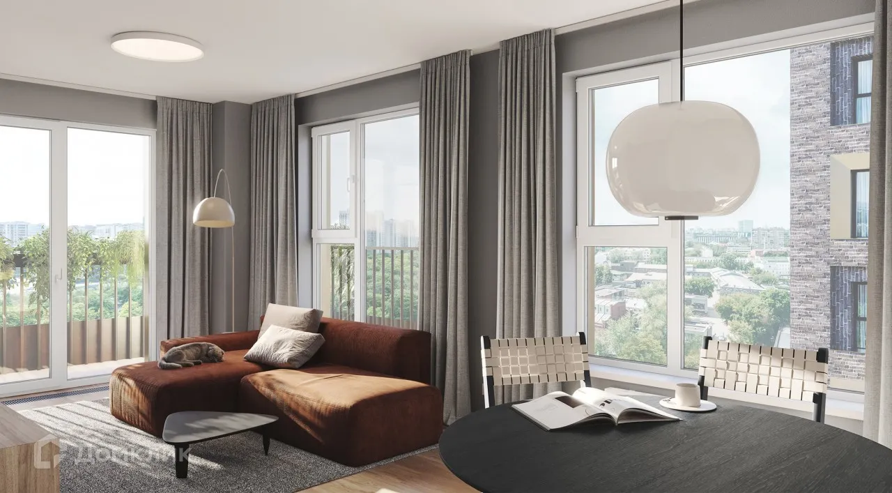 Планировка 1-комнатной квартиры 33.1 м² в ЖК «Онежский вал», г. Москва — фото 15