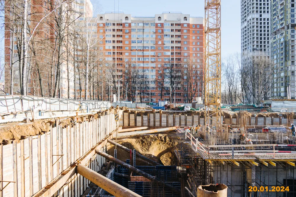 ЖК Среда на Кутузовском ход строительства