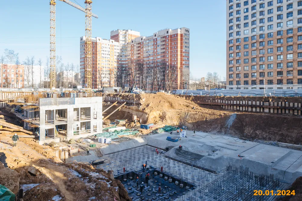 ЖК Среда на Кутузовском ход строительства
