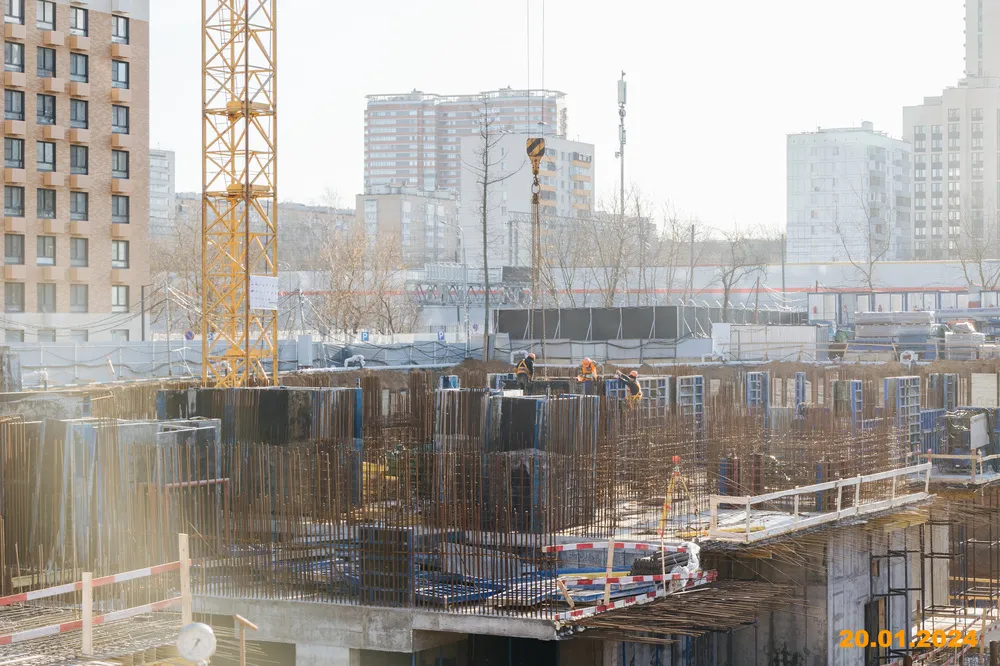 ЖК Среда на Кутузовском ход строительства