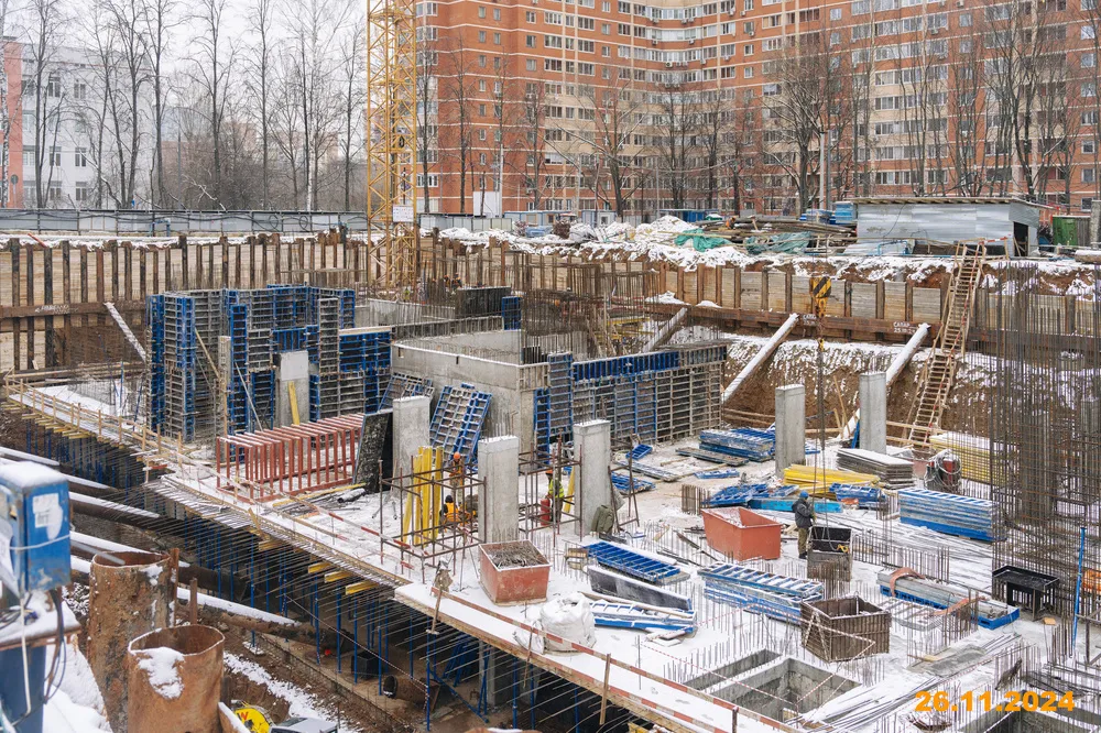 ЖК Среда на Кутузовском ход строительства