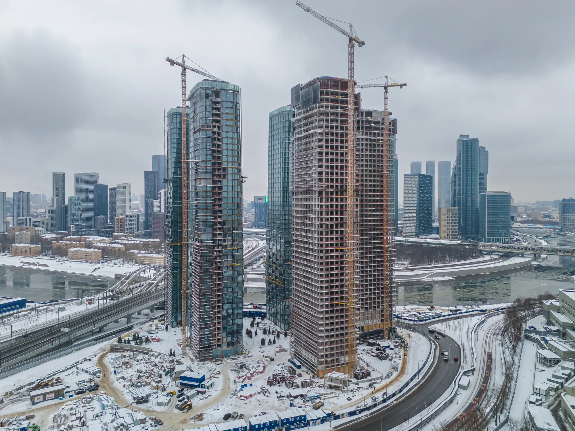 ЖК River Park Кутузовский  (Ривер Парк Кутузовский) ход строительства