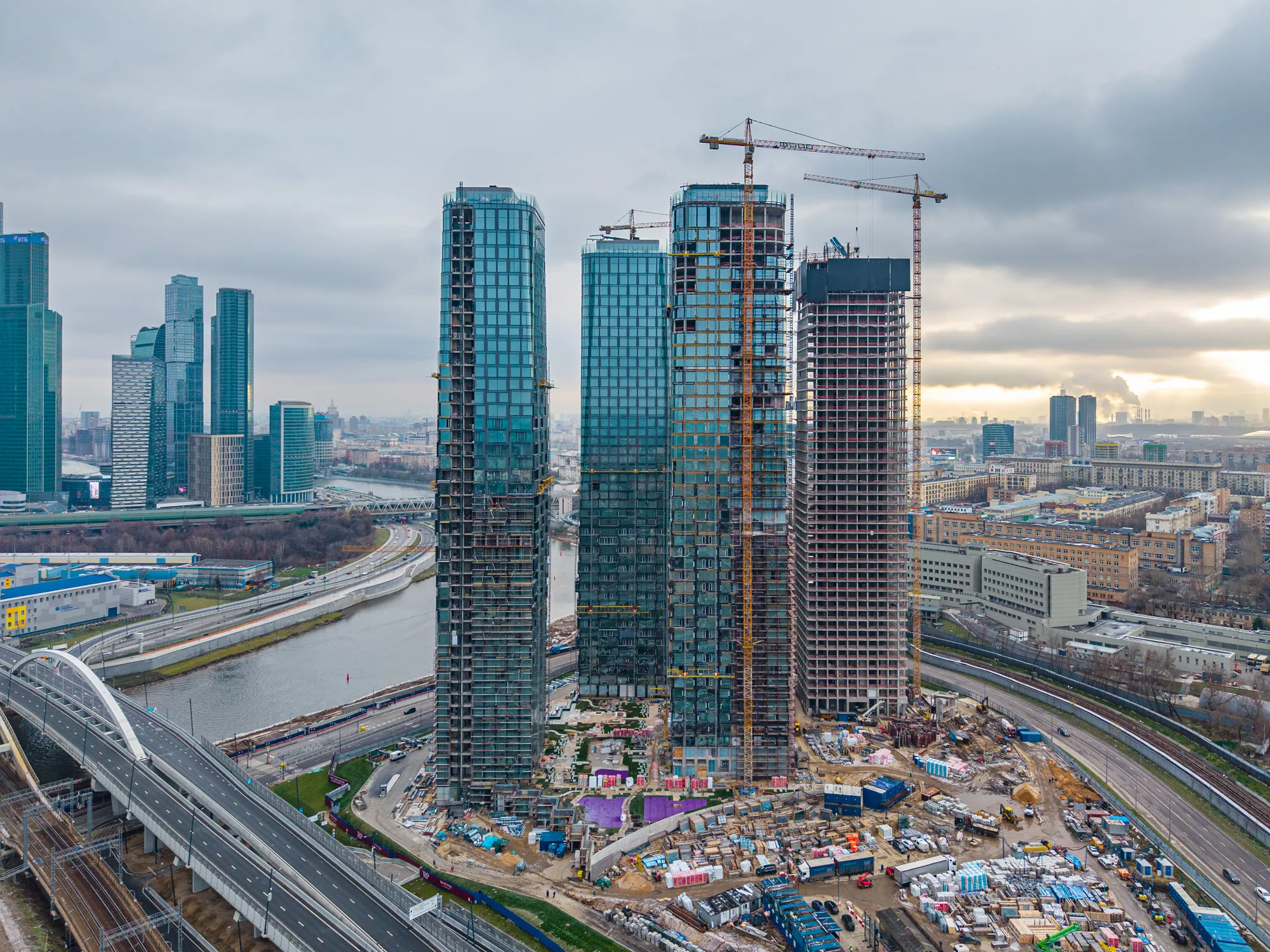 ЖК River Park Кутузовский  (Ривер Парк Кутузовский) ход строительства