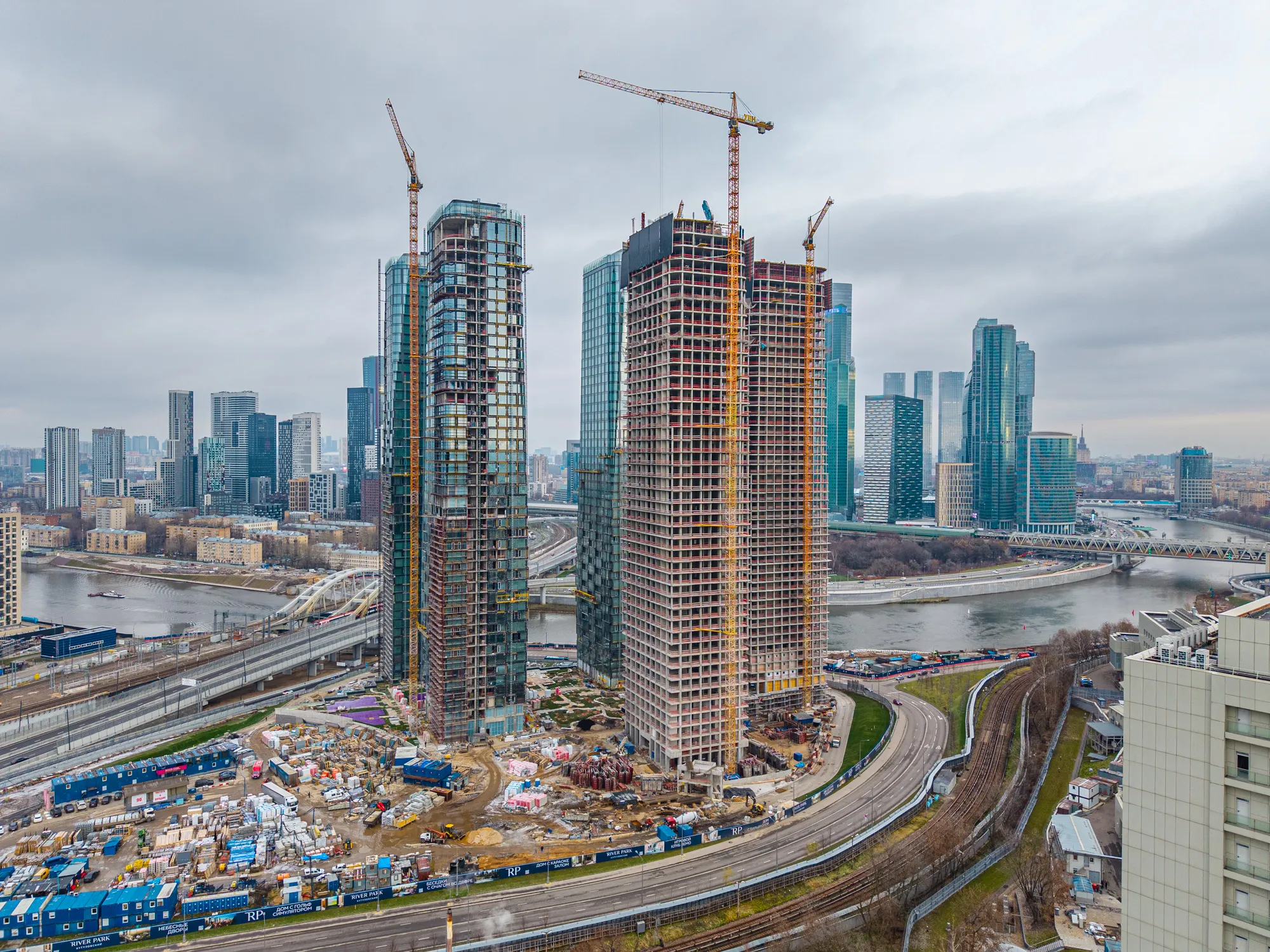 ЖК River Park Кутузовский  (Ривер Парк Кутузовский) ход строительства