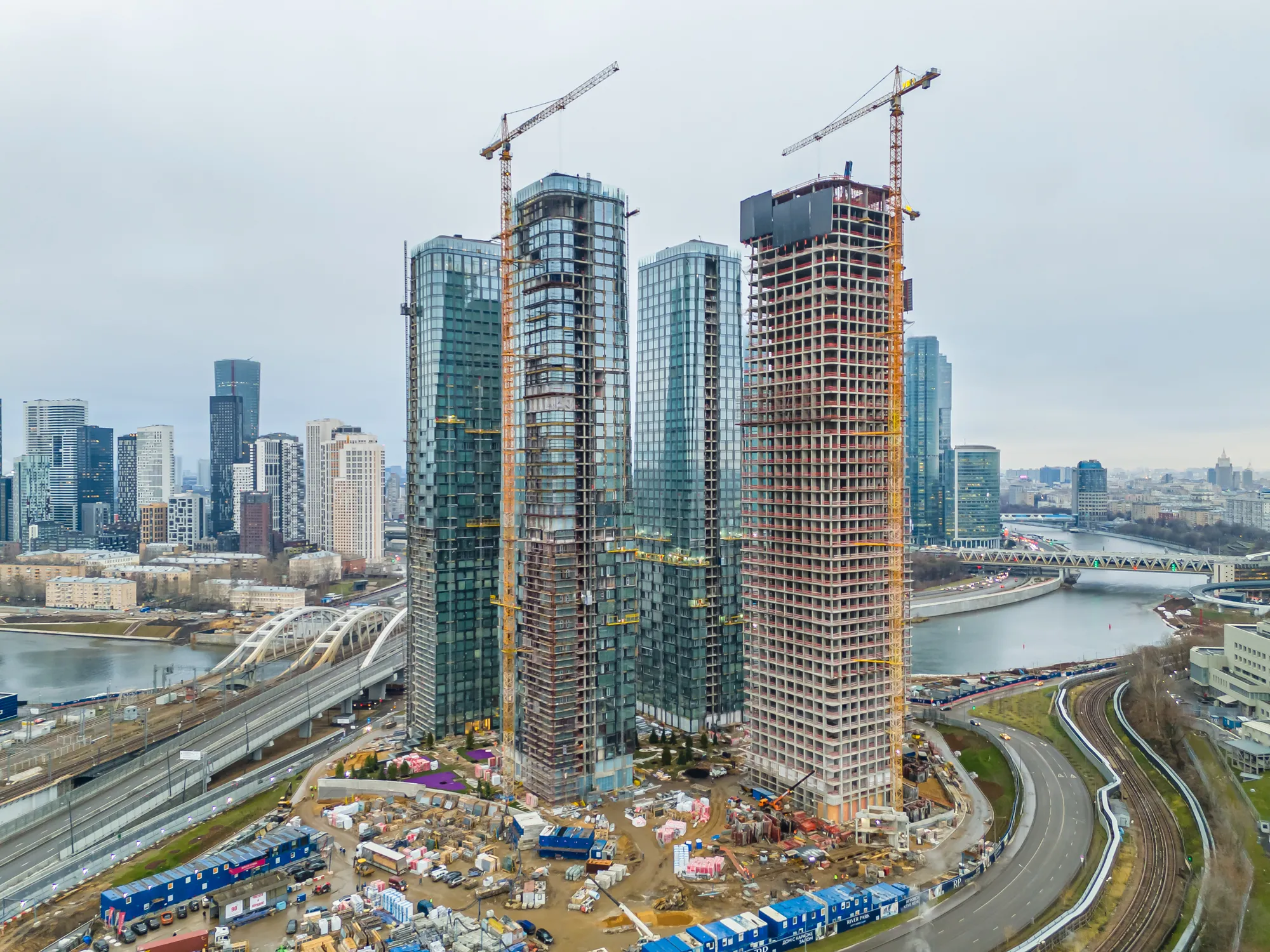 ЖК River Park Кутузовский  (Ривер Парк Кутузовский) ход строительства