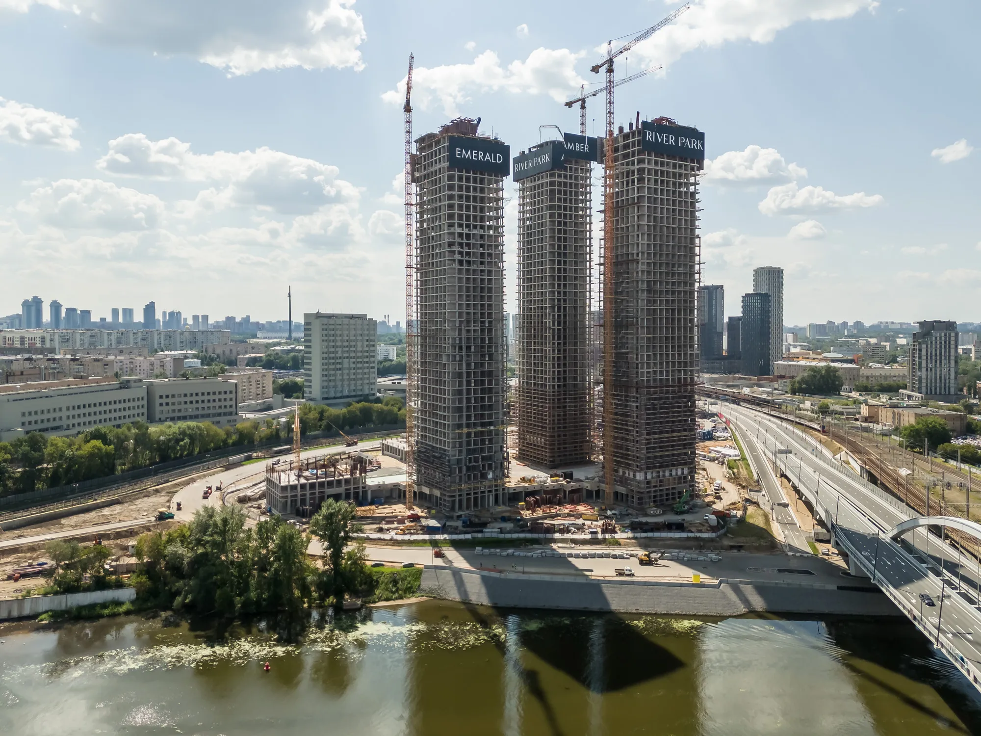ЖК River Park Кутузовский  (Ривер Парк Кутузовский) ход строительства