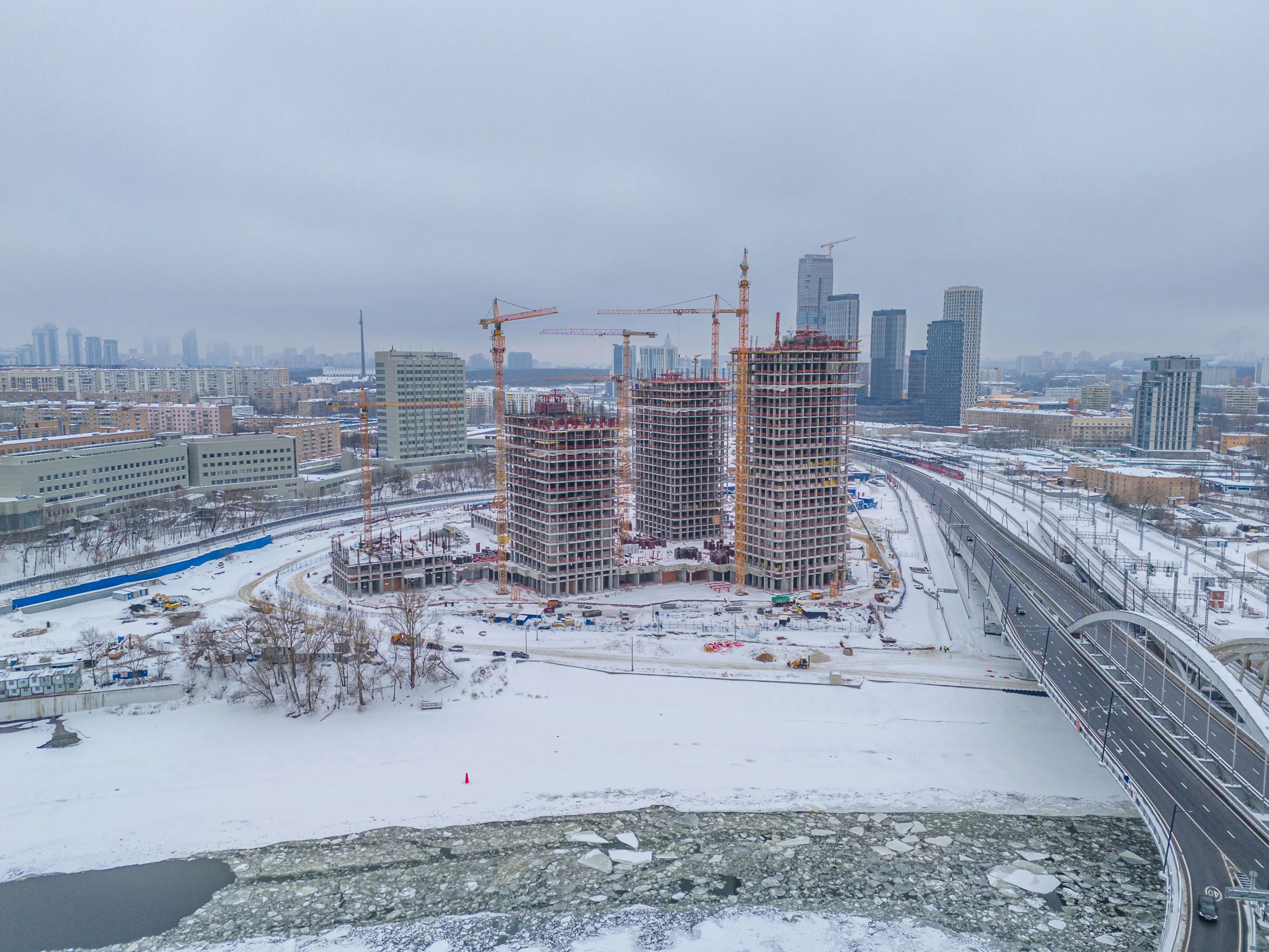 ЖК River Park Кутузовский  (Ривер Парк Кутузовский) ход строительства