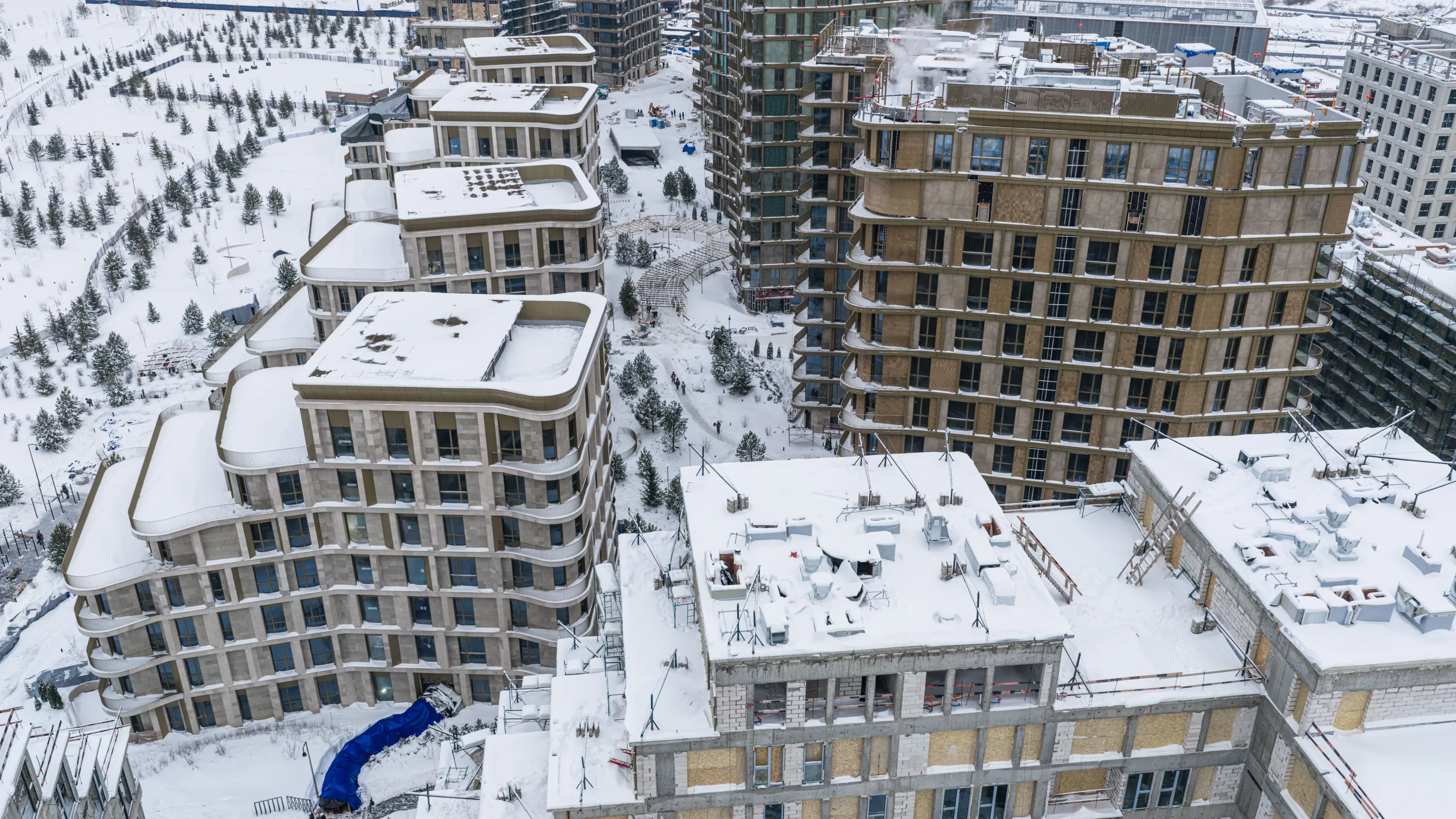 СберСити - квартал В19 ход строительства