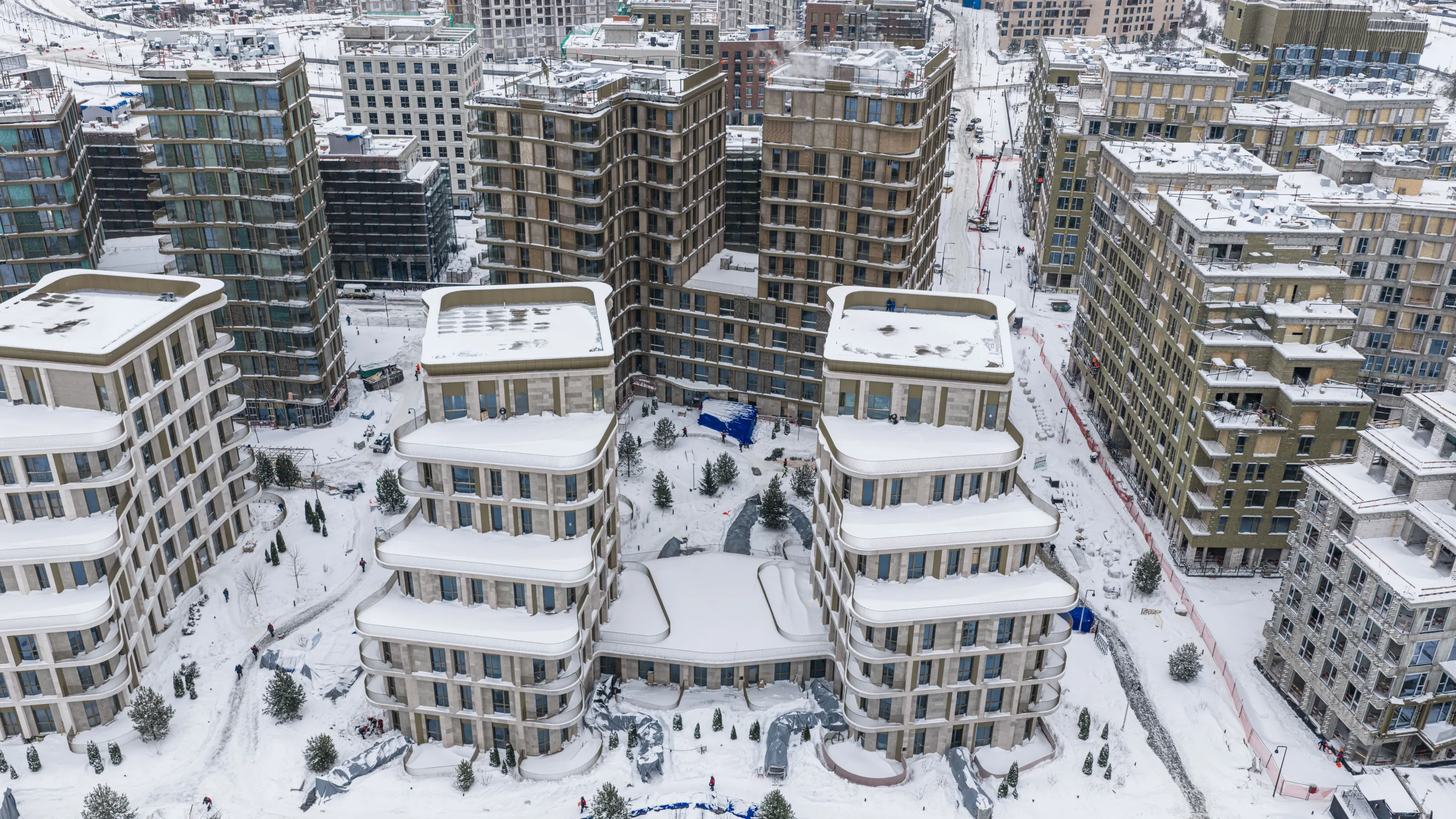 СберСити - квартал В19 ход строительства