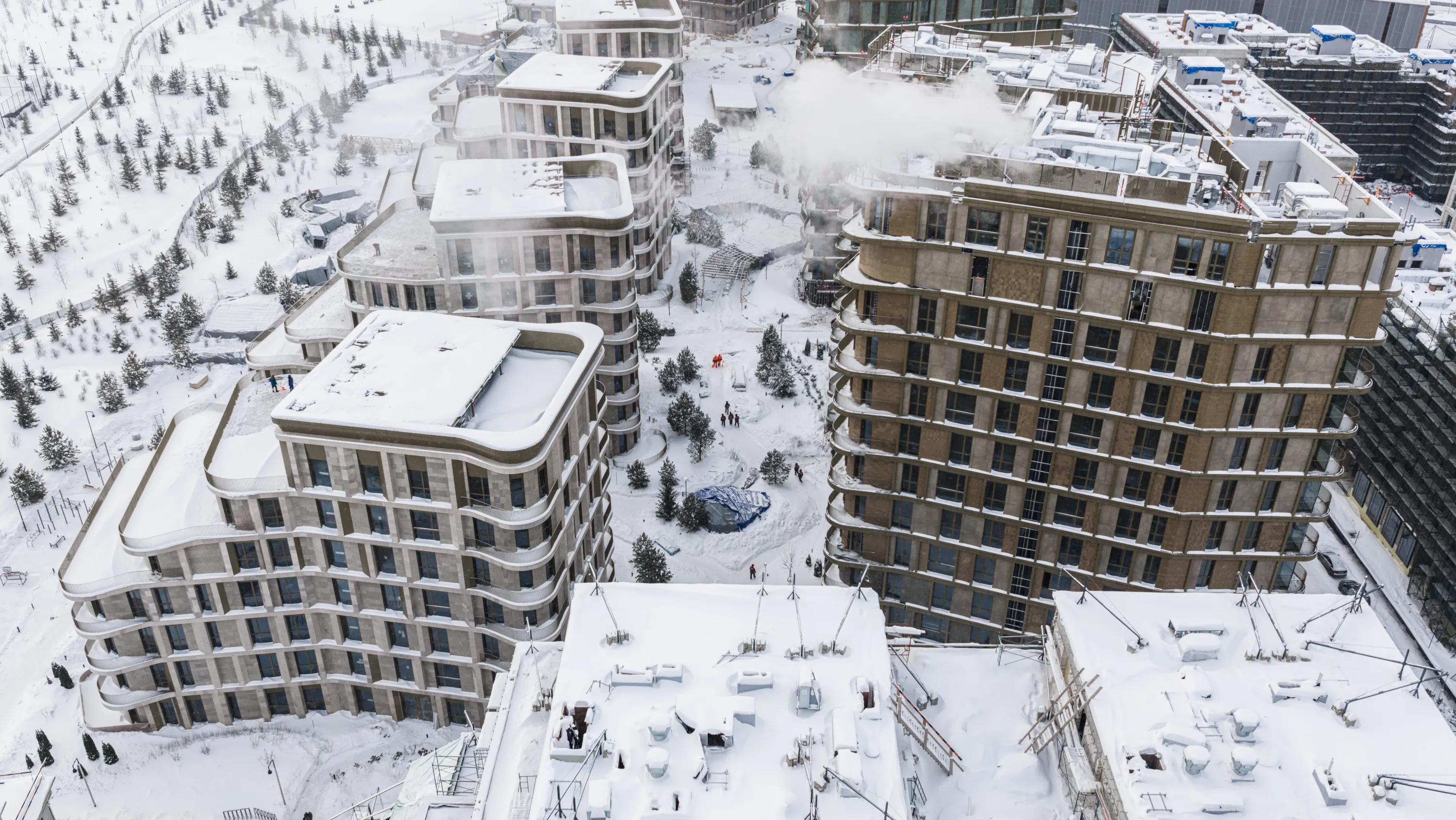 СберСити - квартал В19 ход строительства