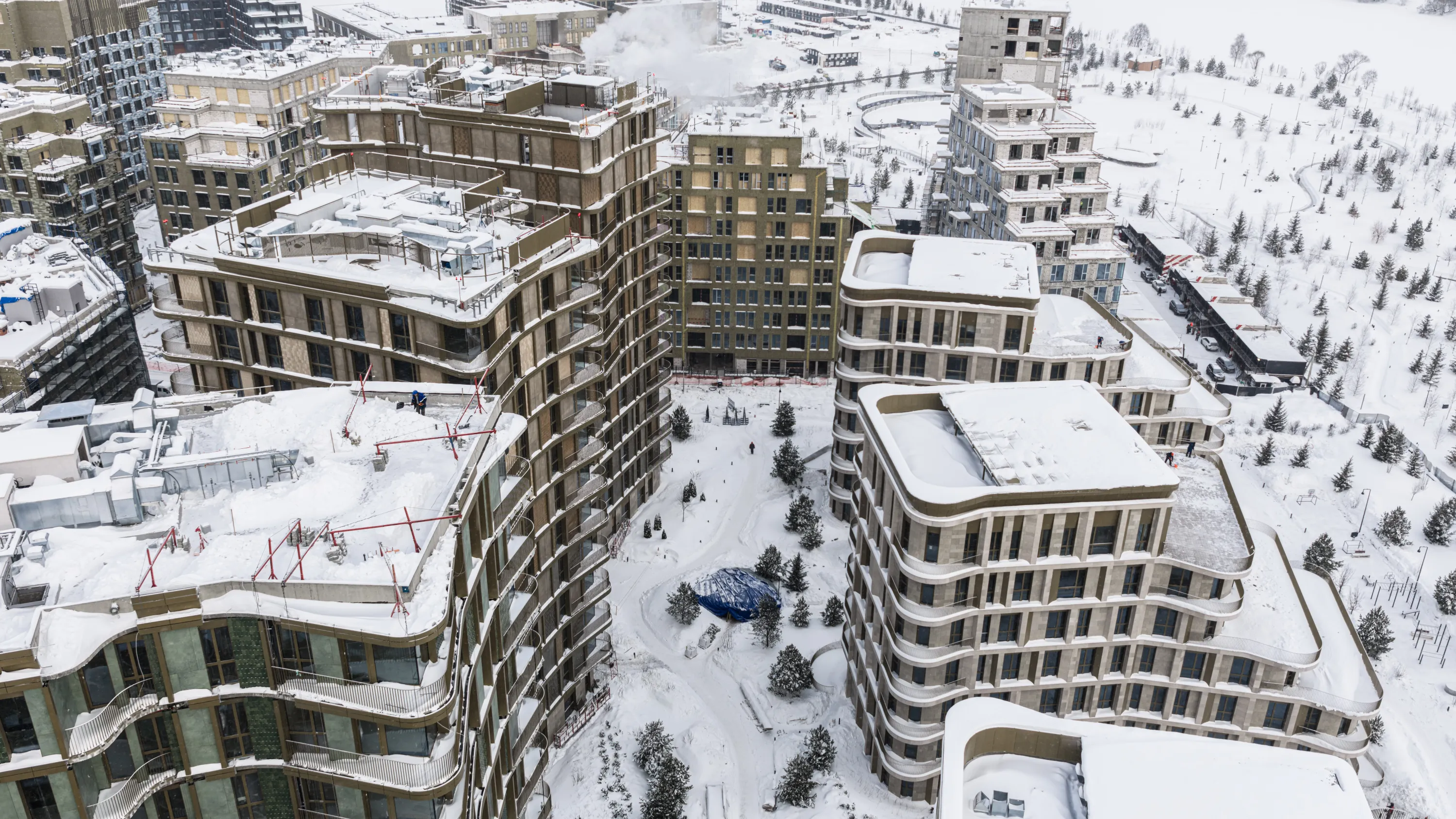 СберСити - квартал В19 ход строительства