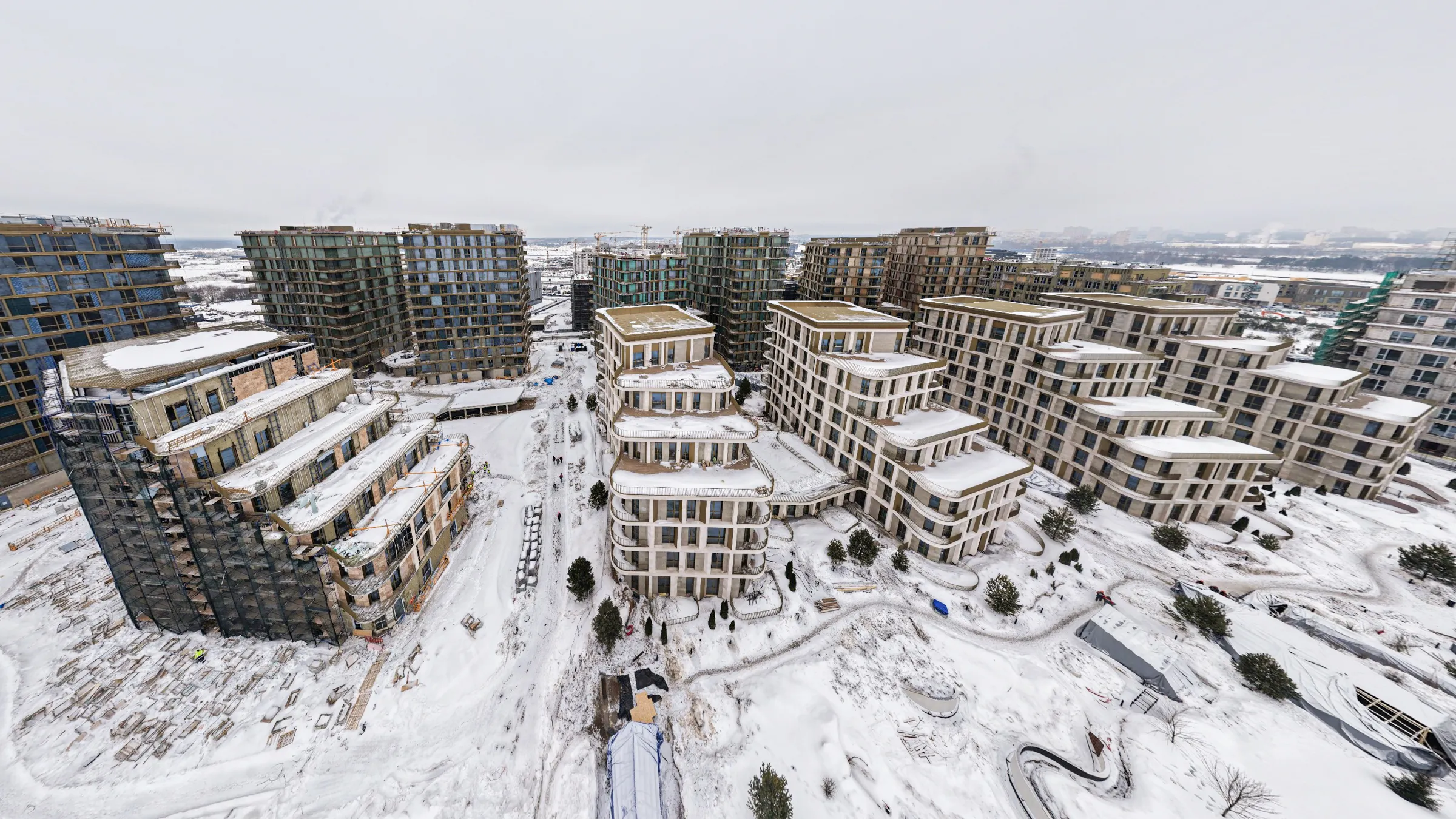 СберСити - квартал В19 ход строительства