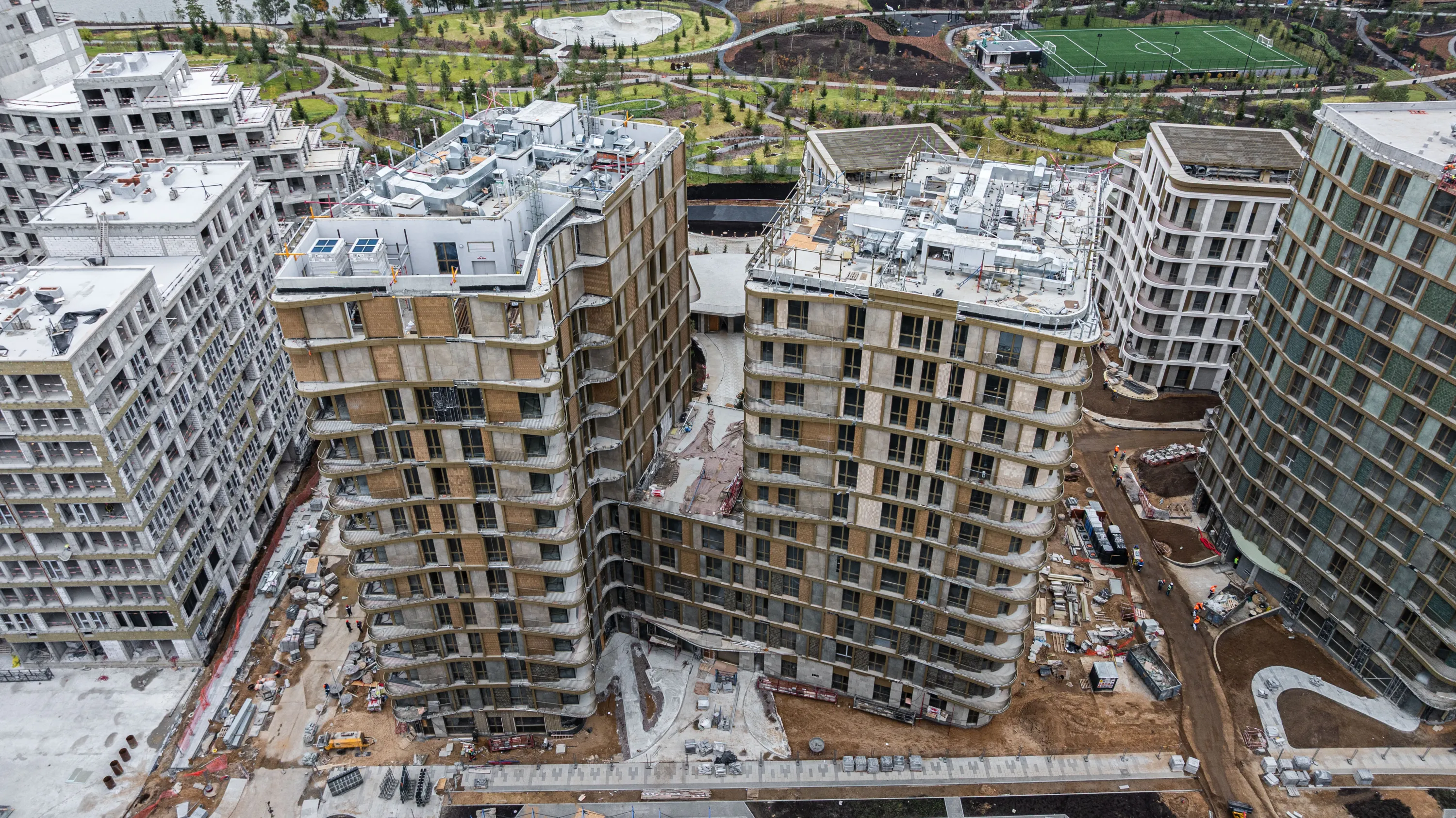 СберСити - квартал В19 ход строительства