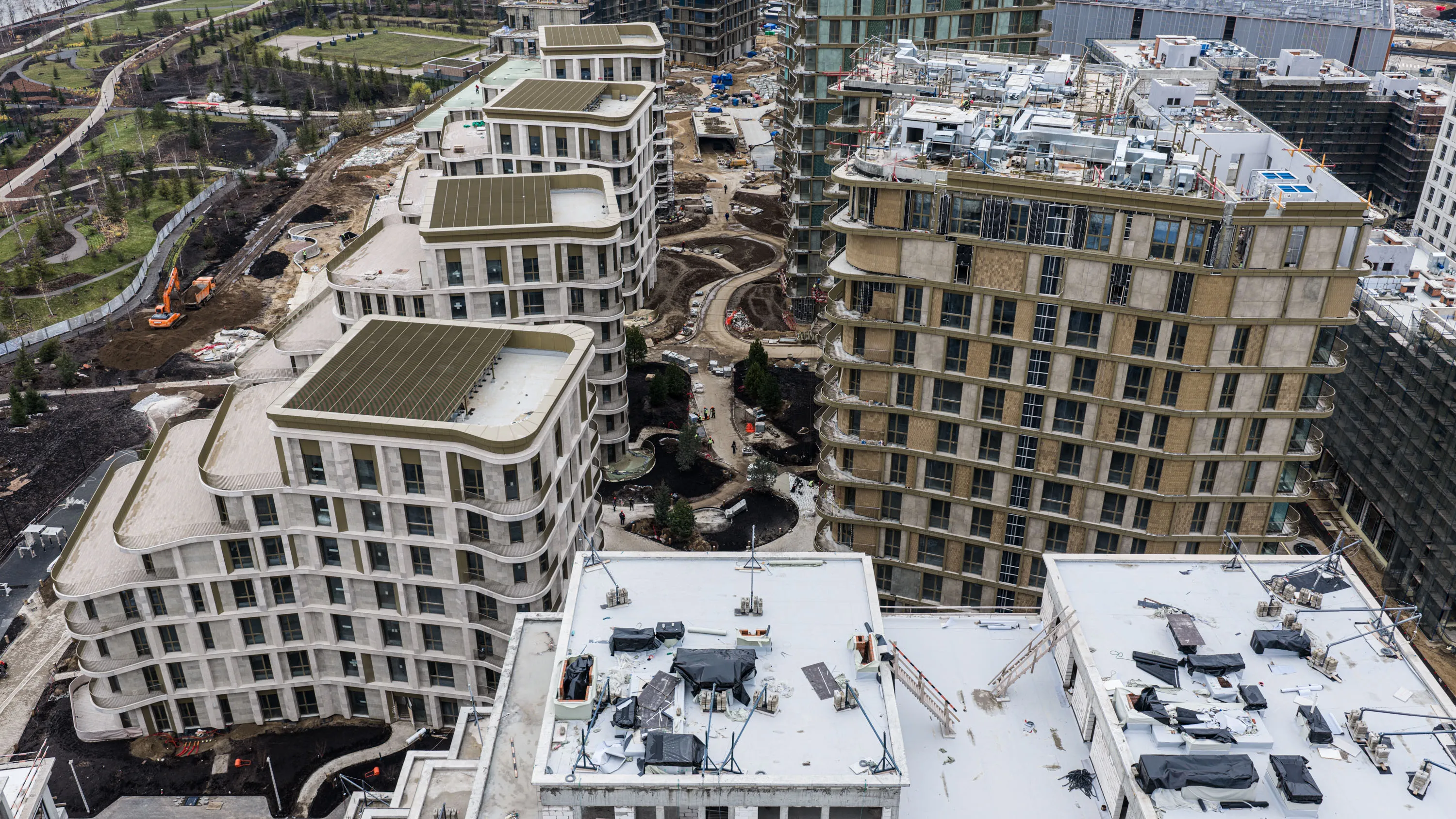 СберСити - квартал В19 ход строительства