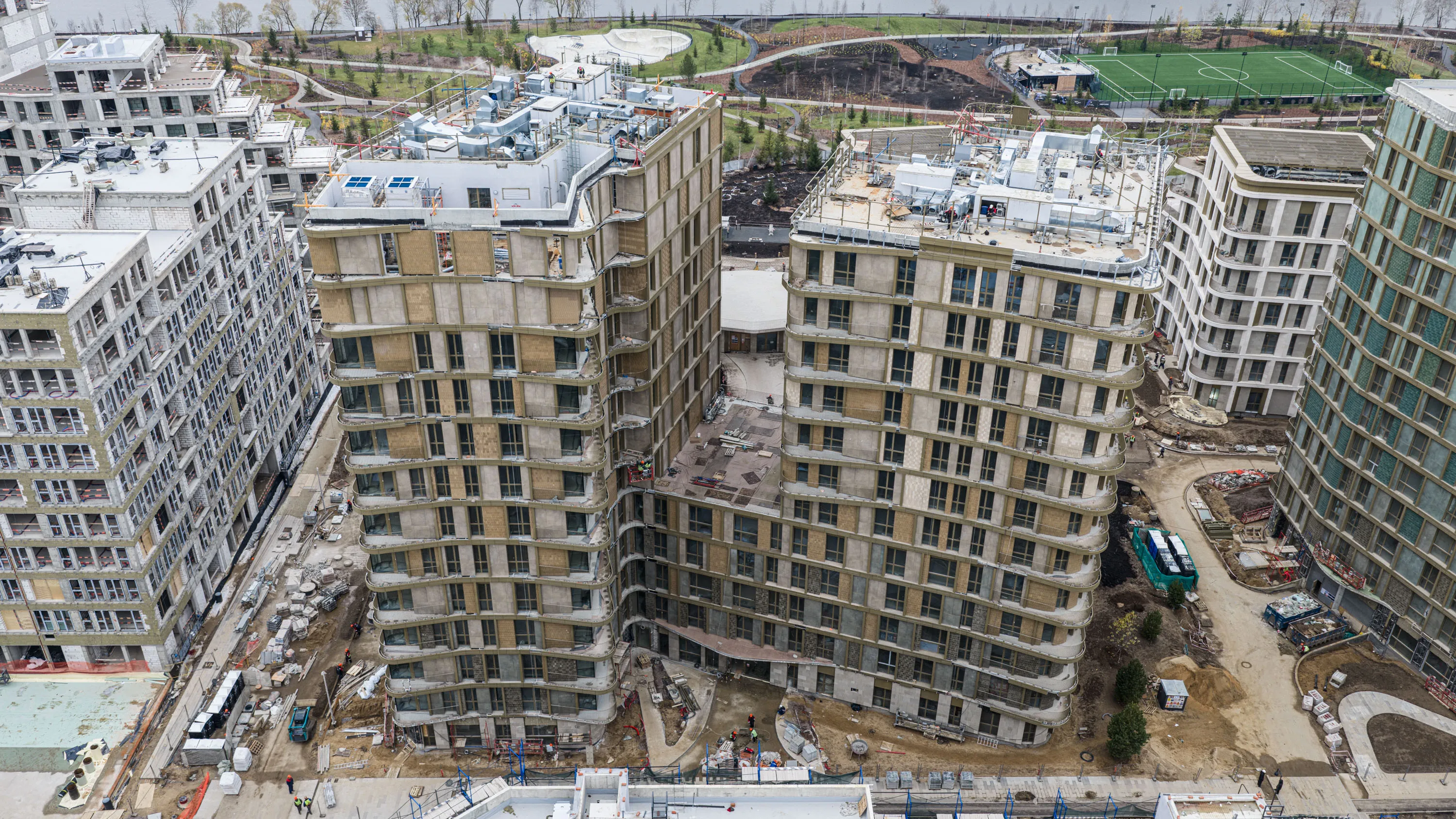 СберСити - квартал В19 ход строительства