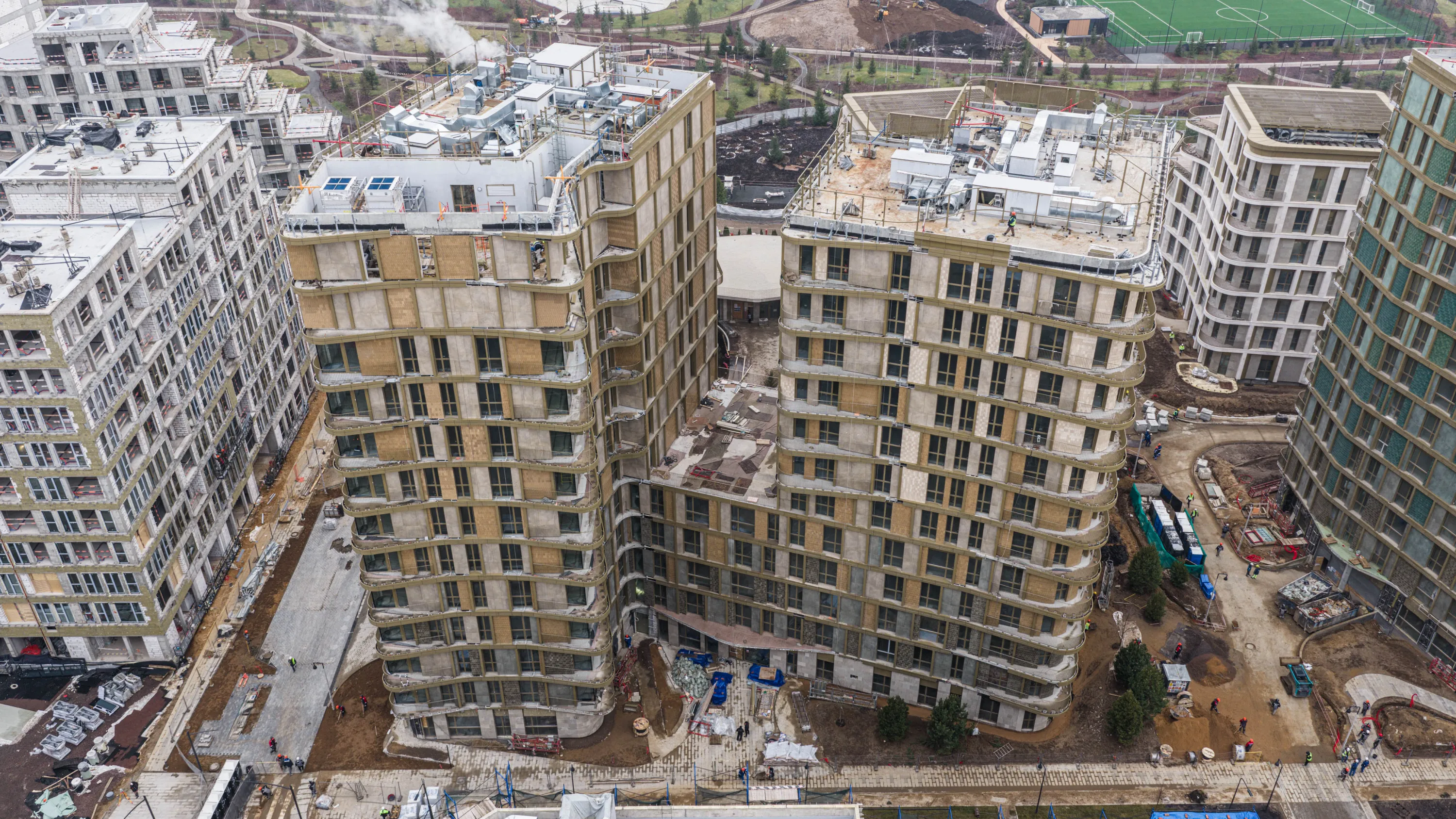 СберСити - квартал В19 ход строительства