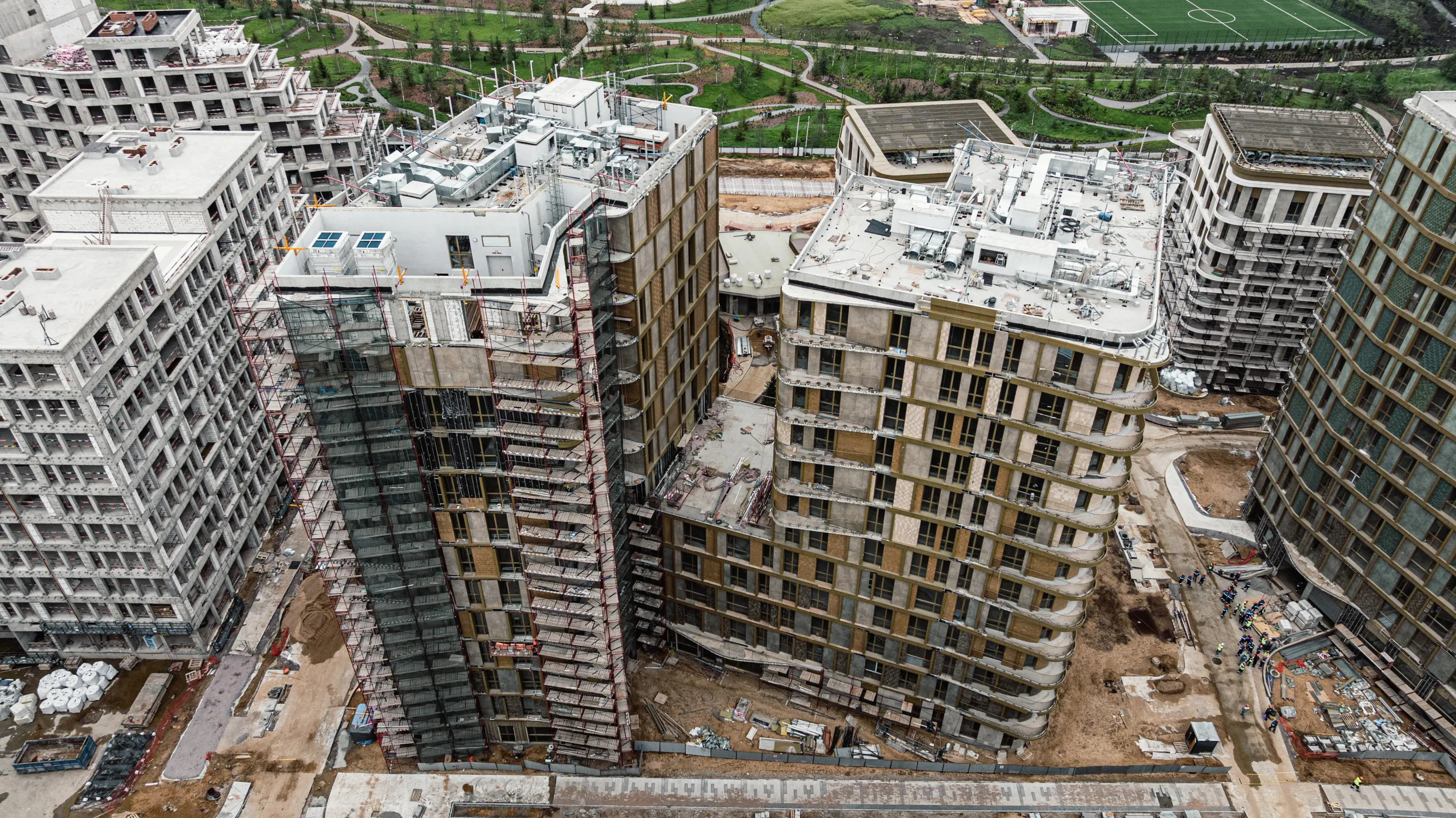 СберСити - квартал В19 ход строительства