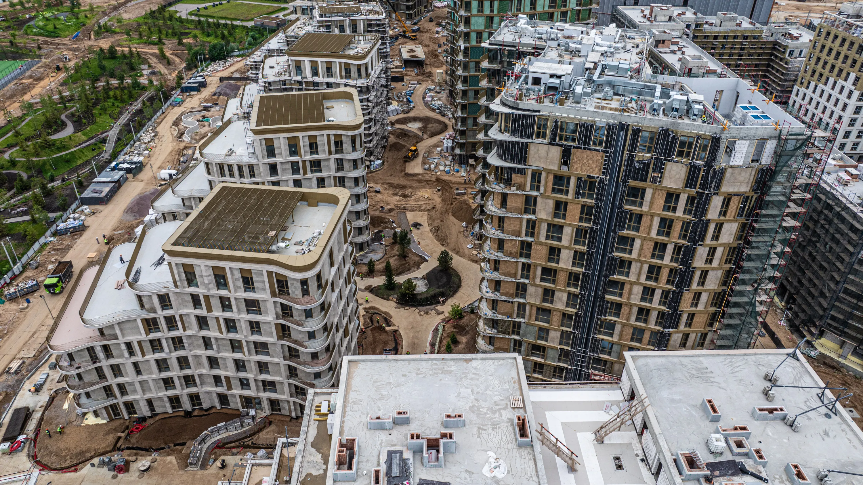 СберСити - квартал В19 ход строительства