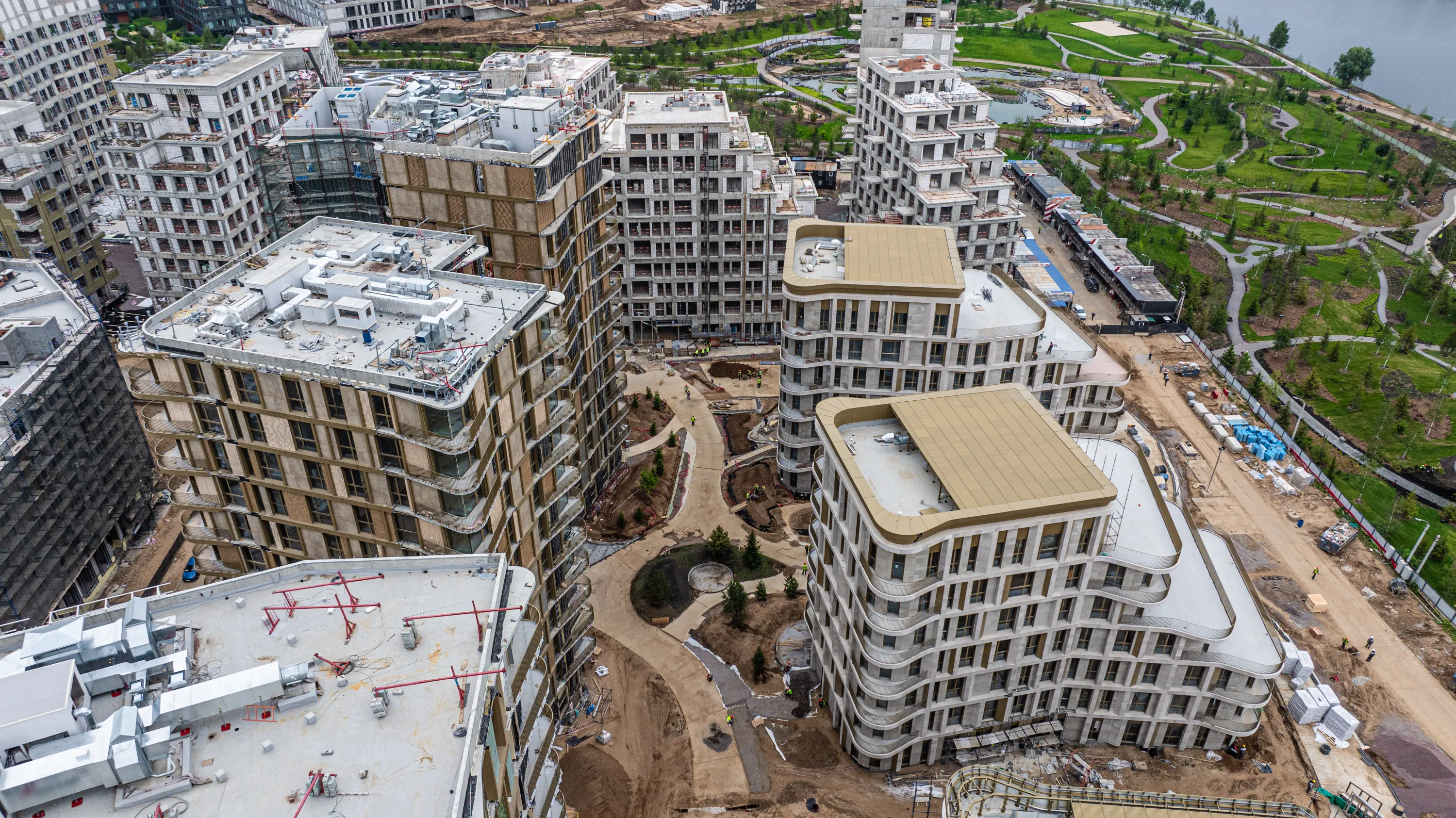 СберСити - квартал В19 ход строительства