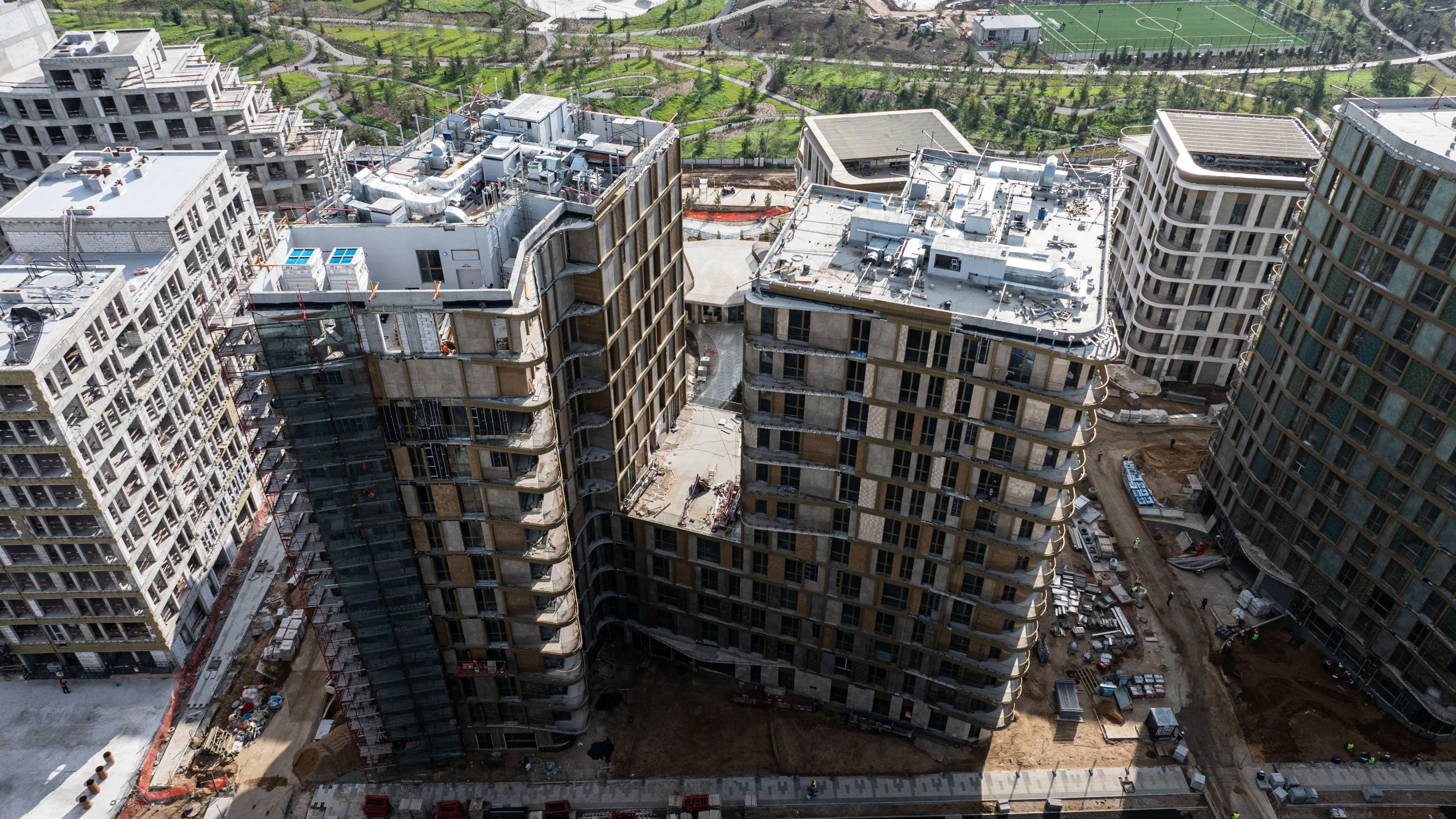 СберСити - квартал В19 ход строительства