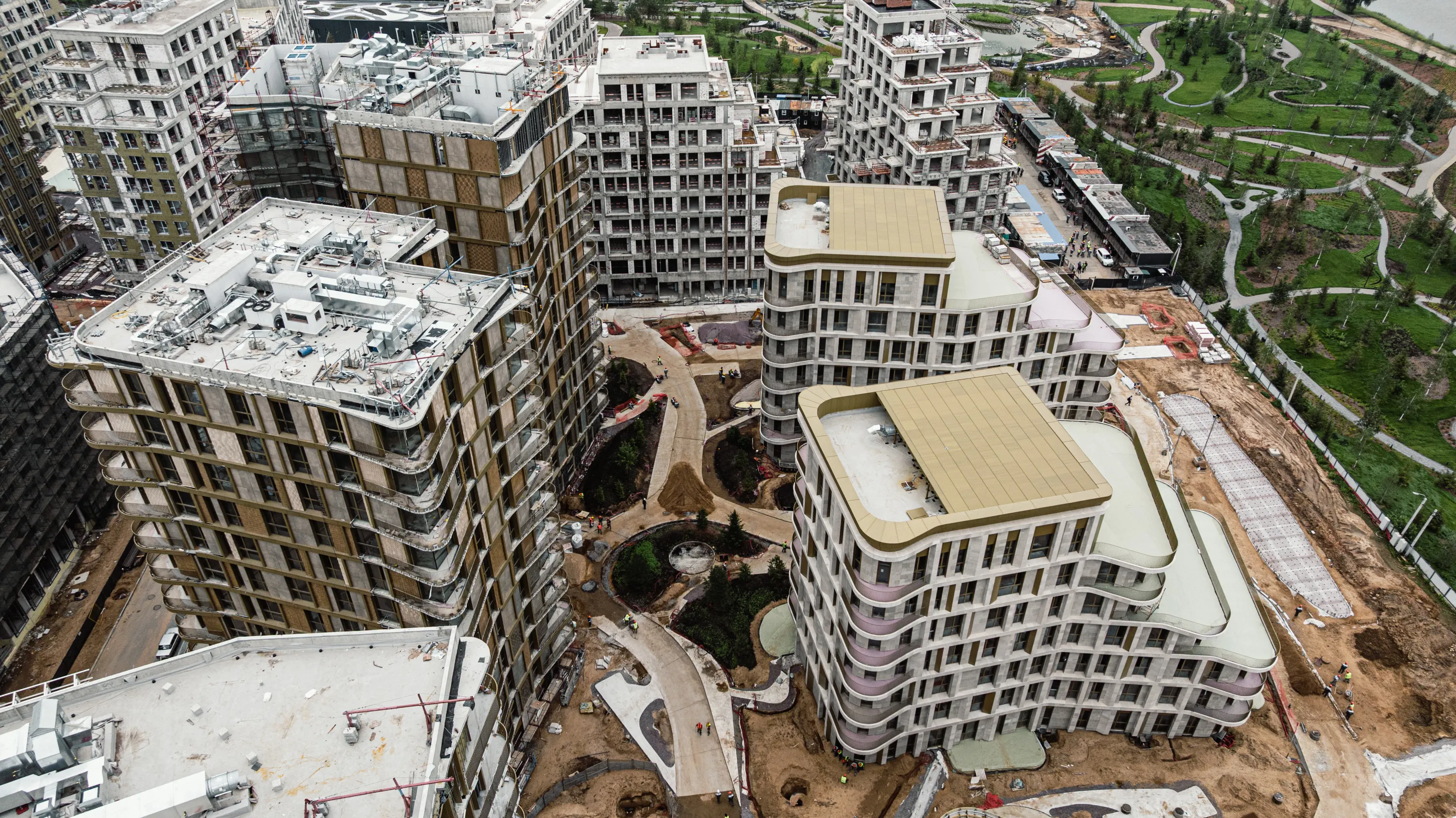 СберСити - квартал В19 ход строительства